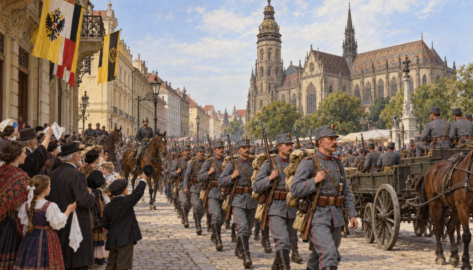 A garrison town in a long war