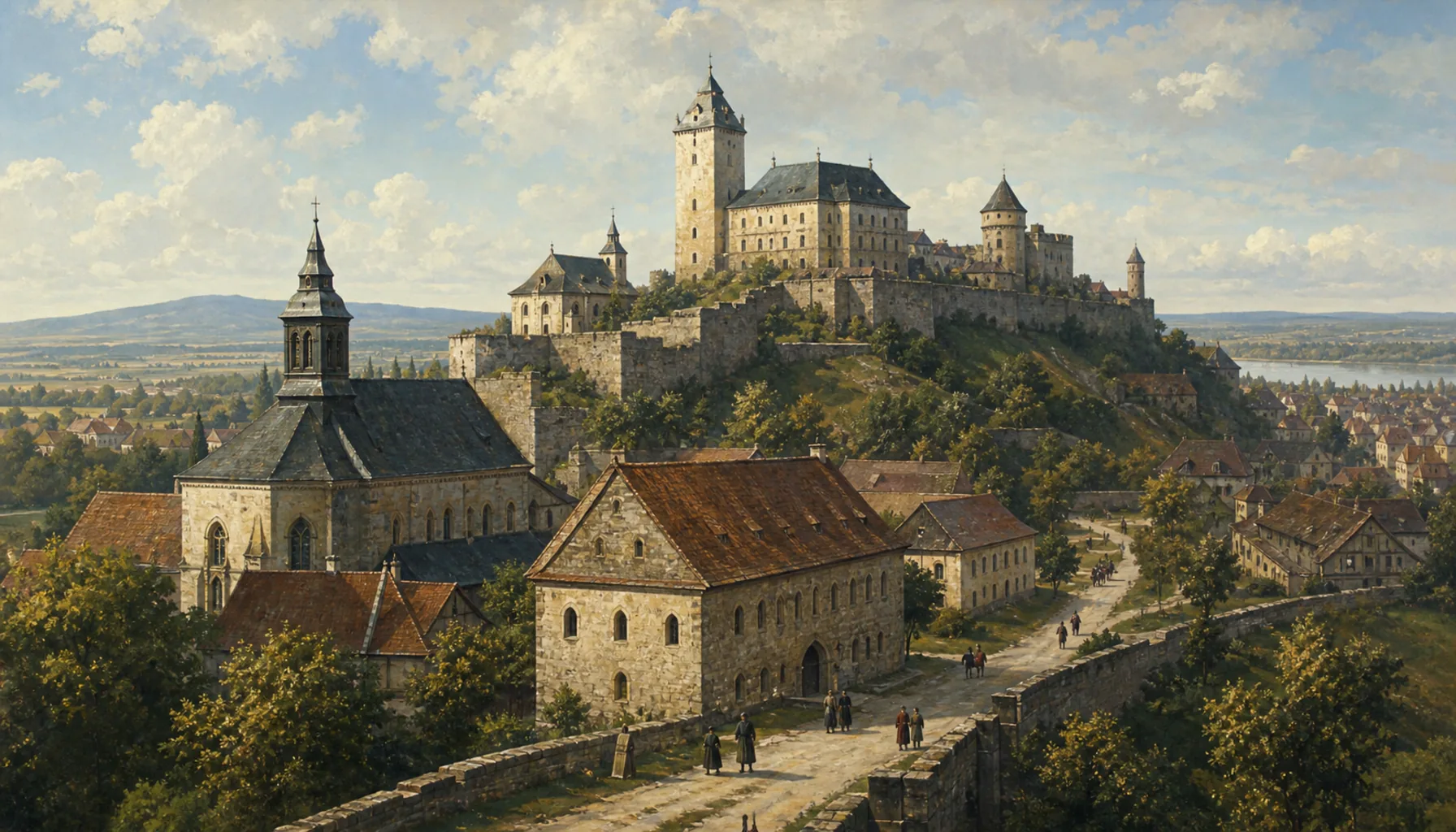 A duchy, a stone castle and the oldest school