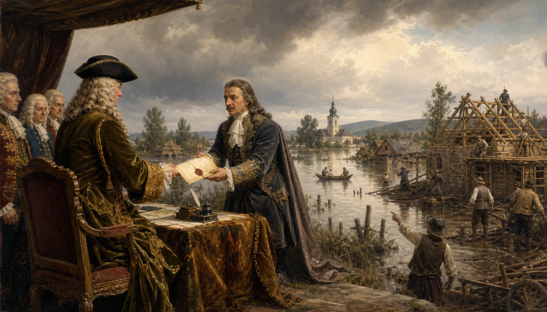 The Erdődys, the floods and the first roof