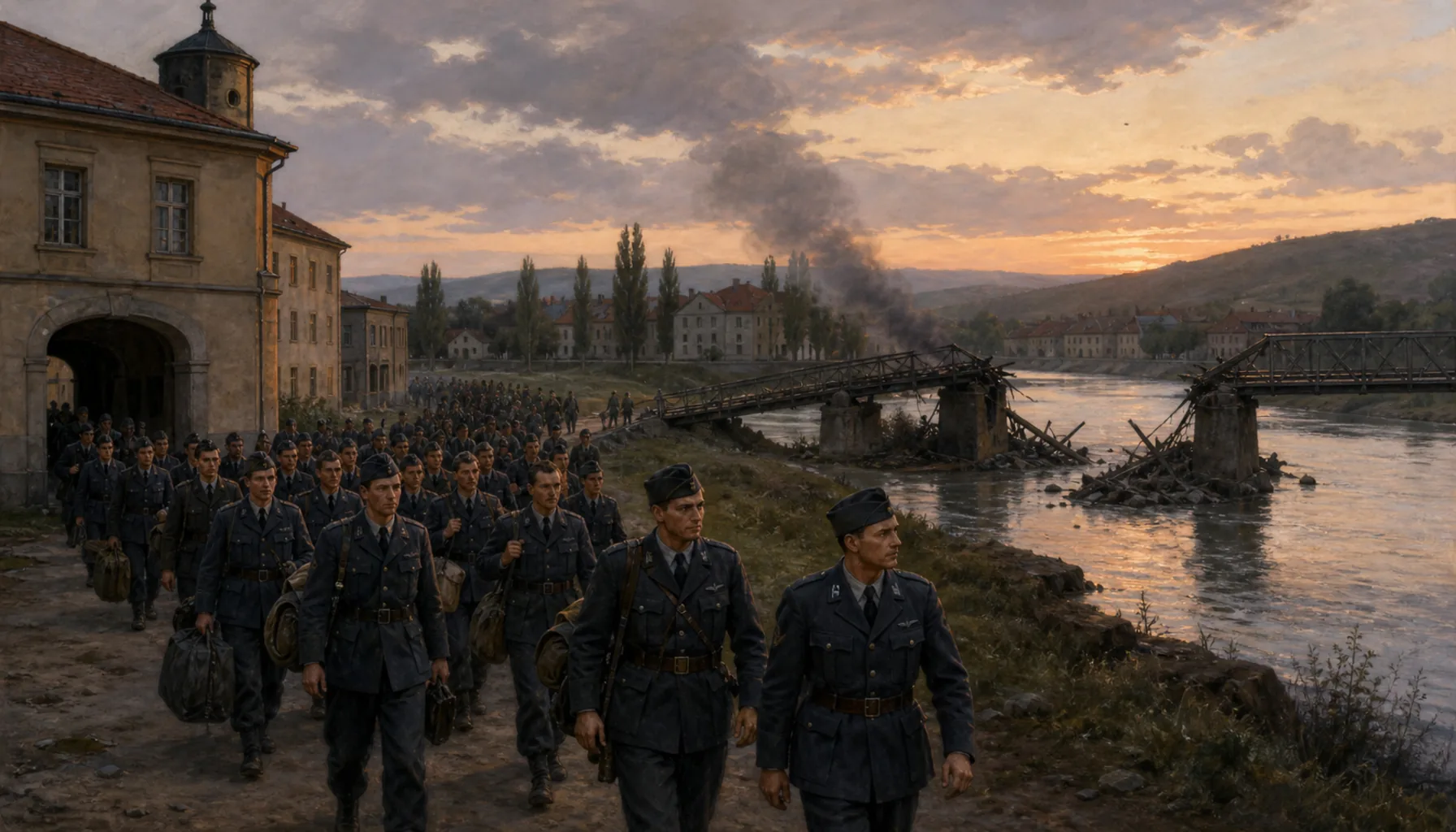 The airmen who left, and the bridge that was blown