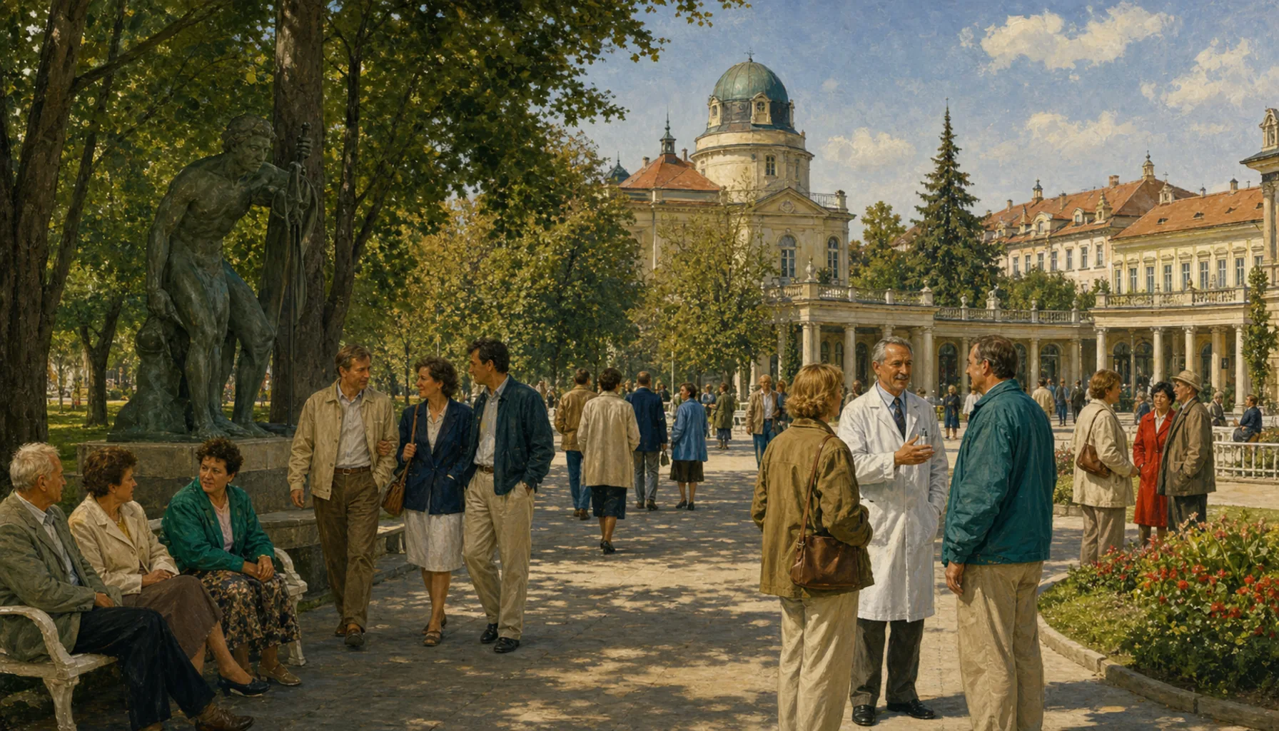 A district town the world still visits