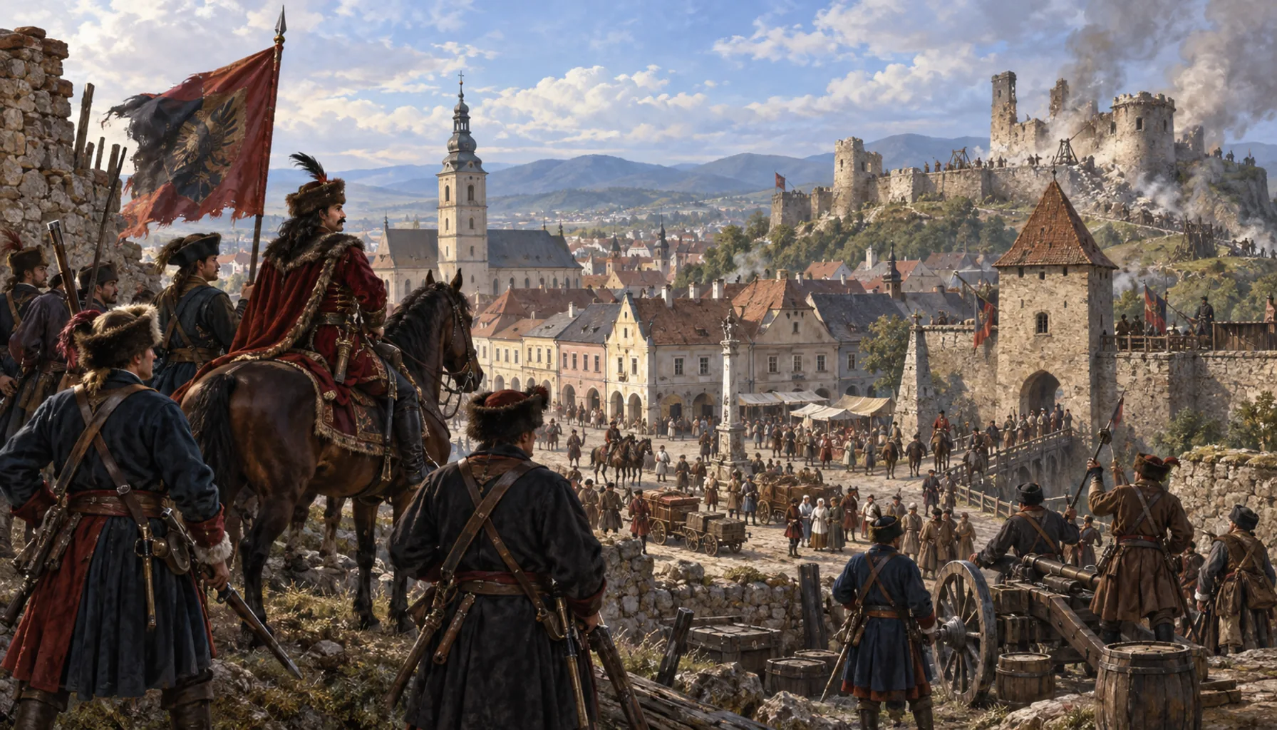 Rákóczi's war, and the castles that came down