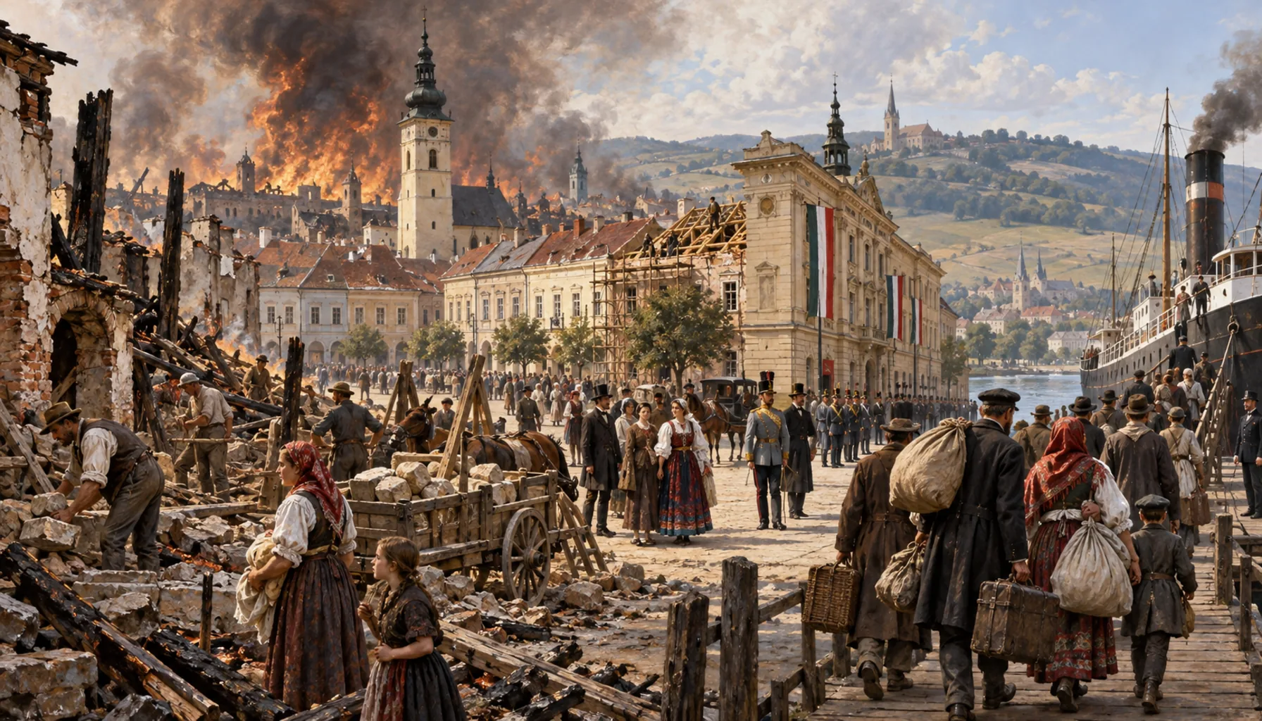 Fire, Magyarization, and the boat to America