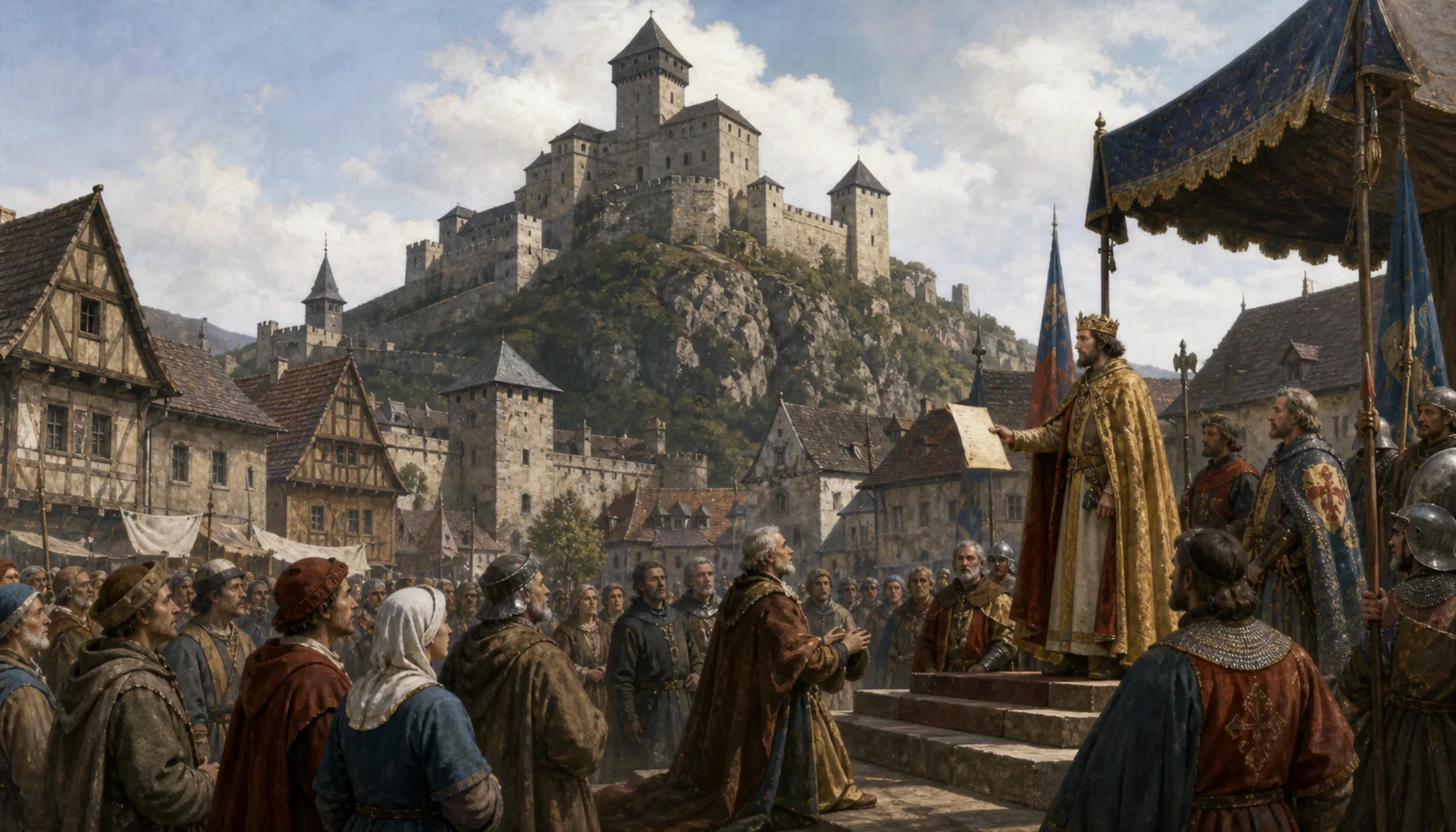 A free royal town, with the rights of Buda