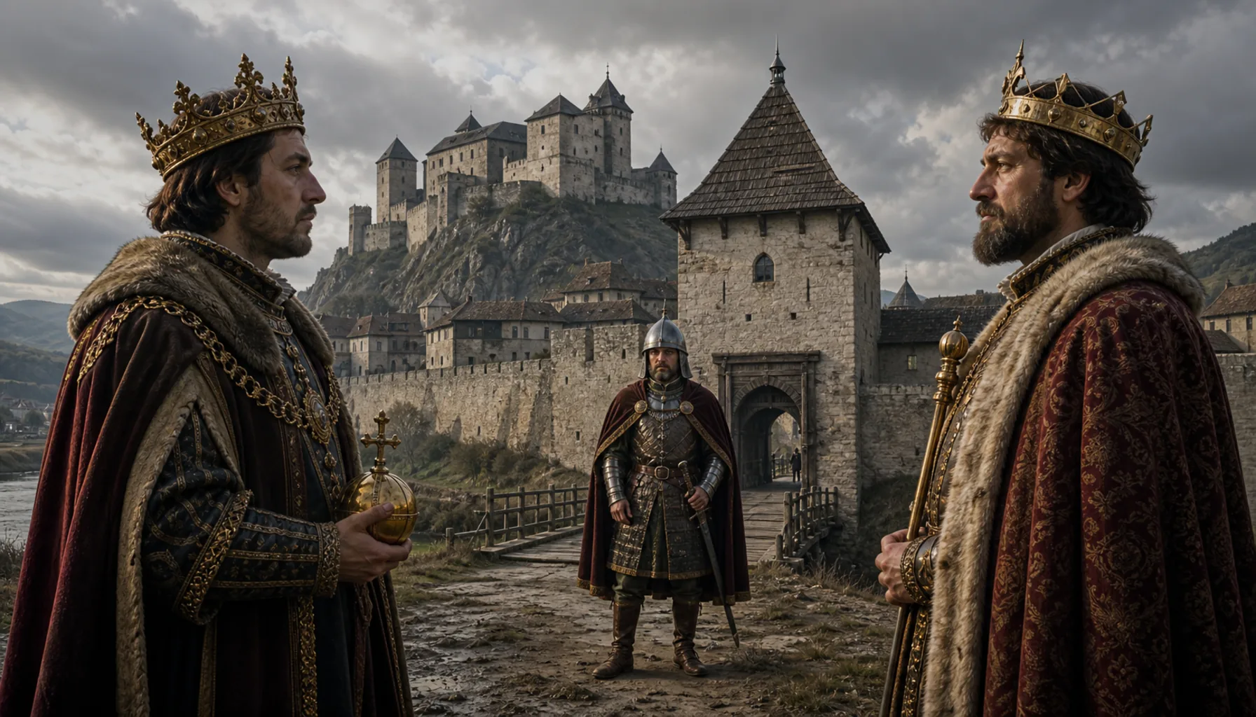Two kings, one kingdom, and a general at the gate