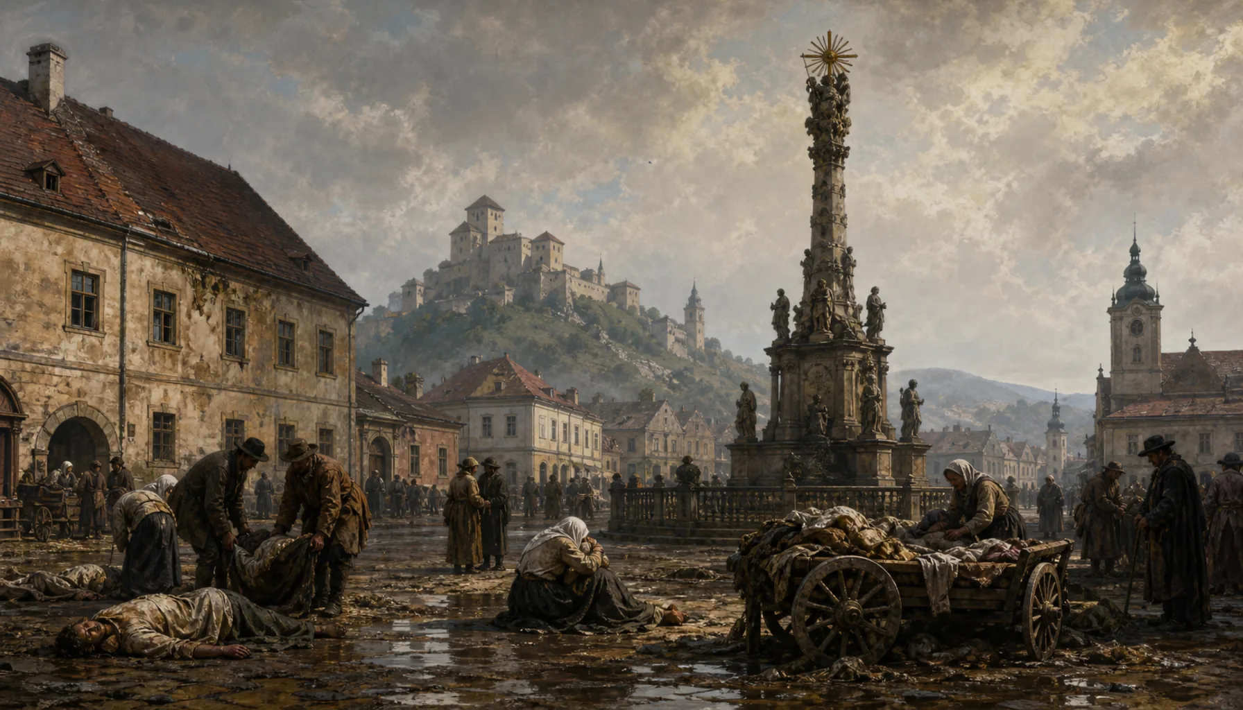 Plague, and the column that remembers it