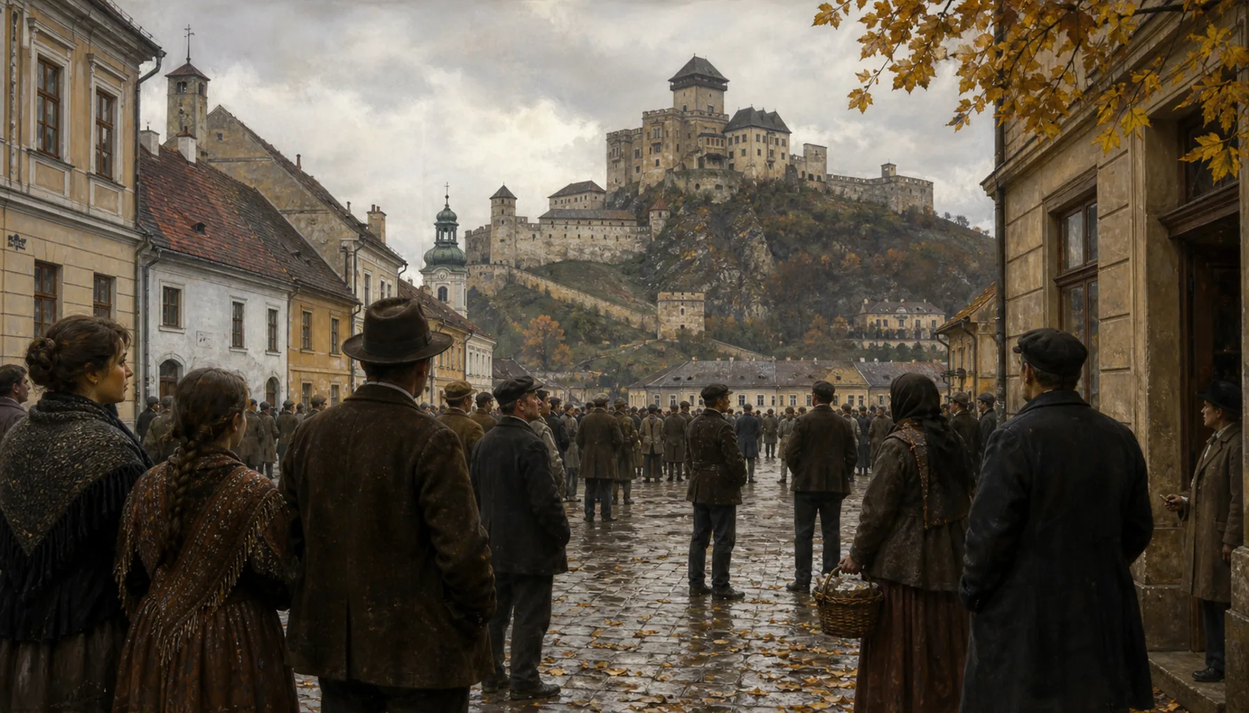 A Hungarian county town wakes up Czechoslovak