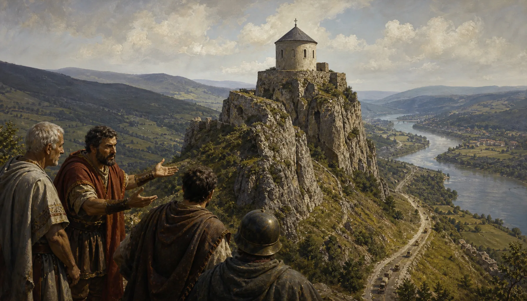 A round church on the rock — and an argument about its age