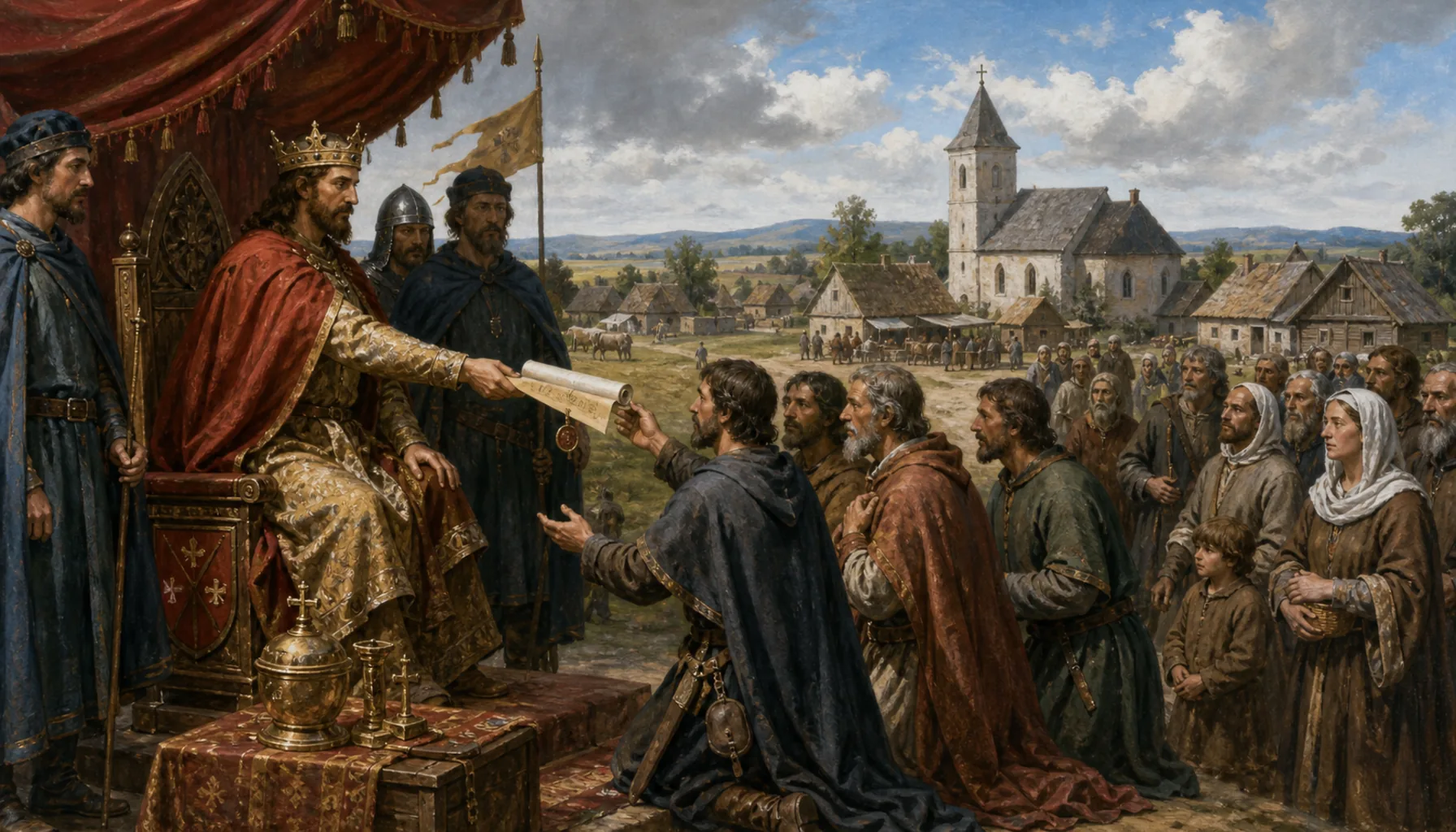The charter came first, the walls came after