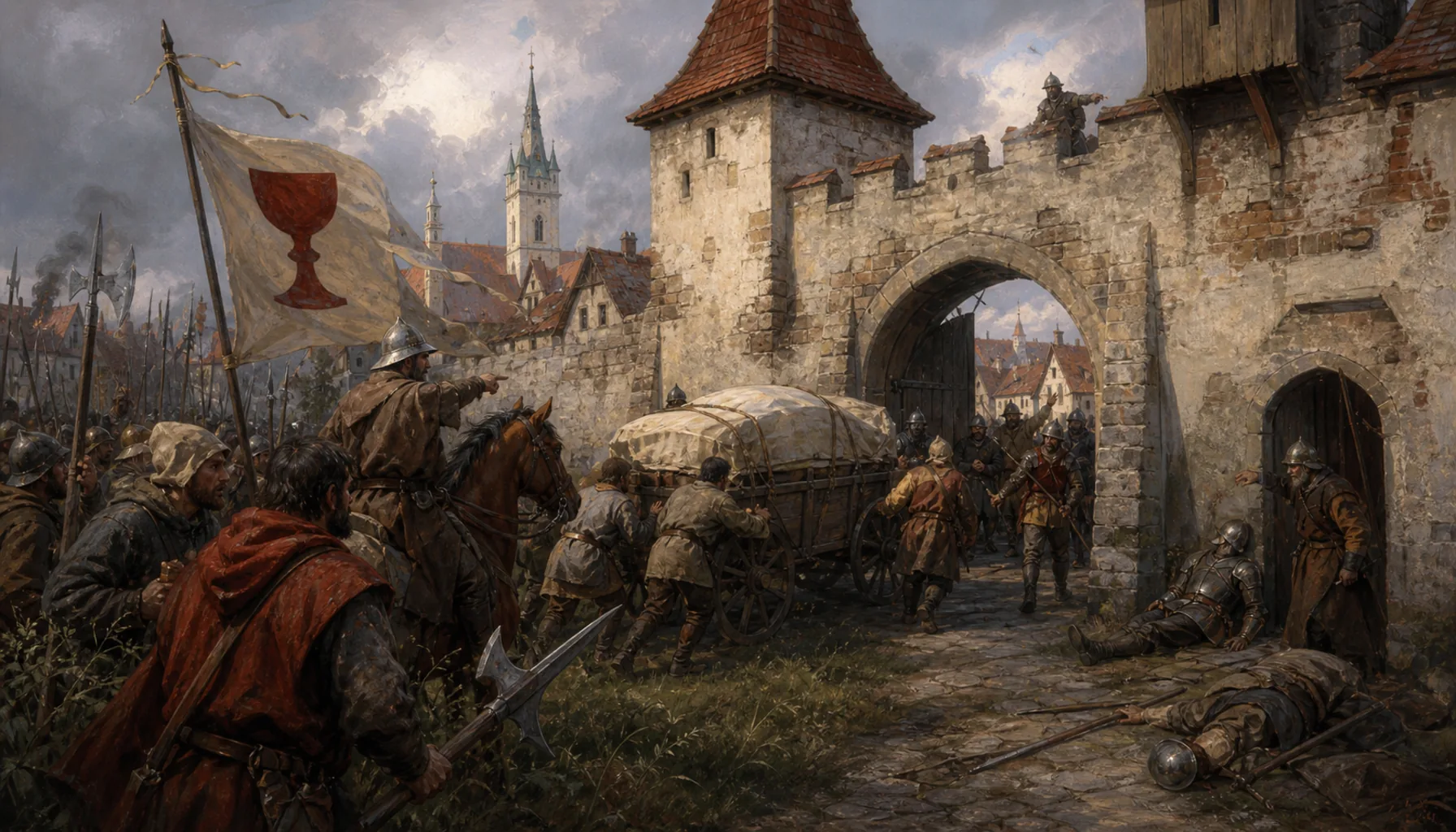 The Hussites take the town by a trick