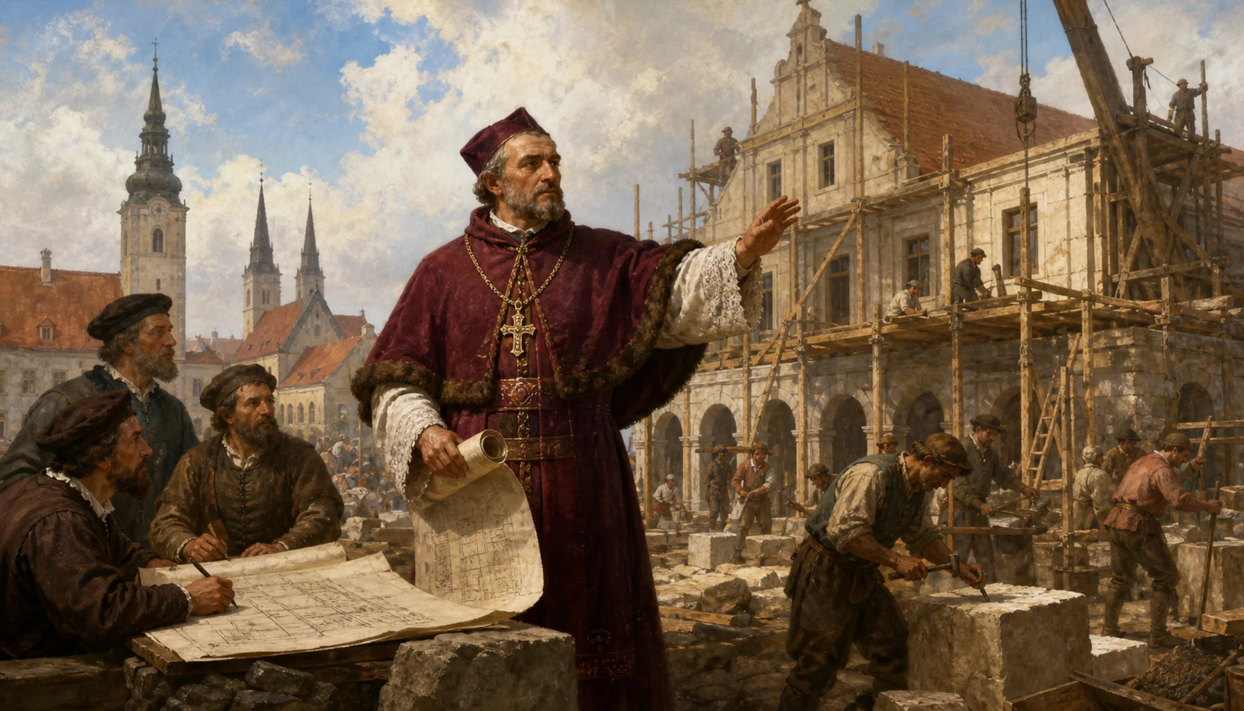 Archbishop Oláh builds a headquarters