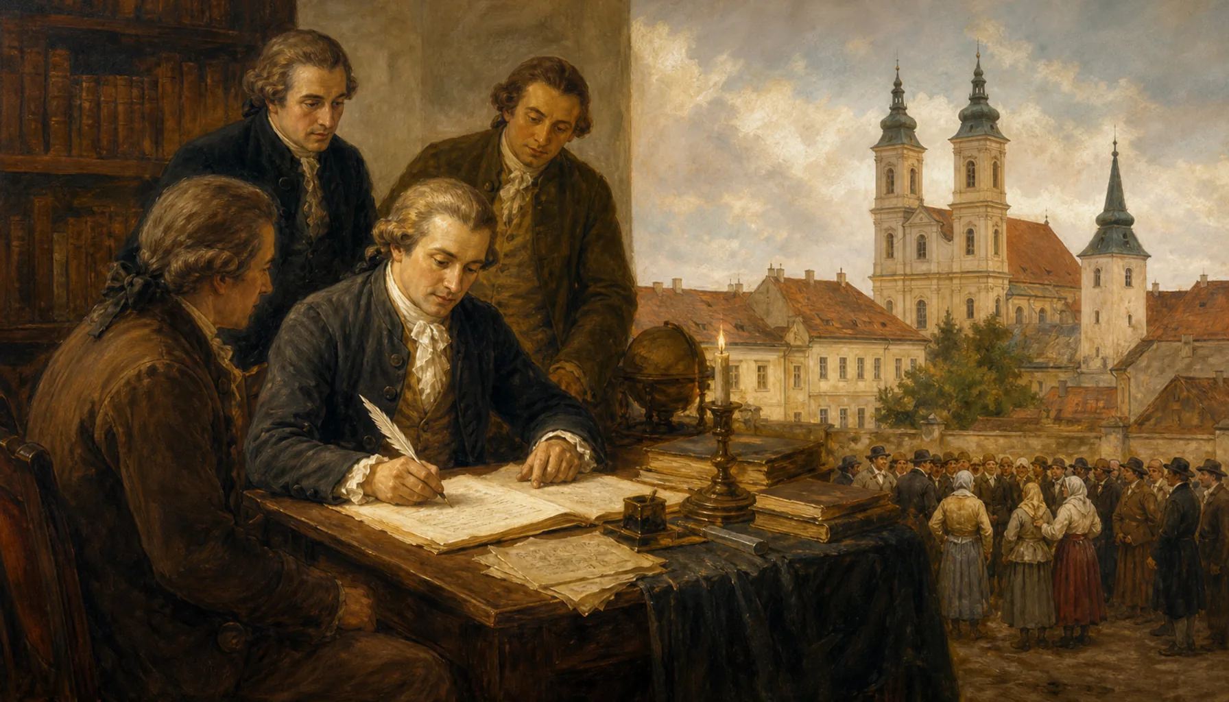 The first written Slovak is built on the speech around here