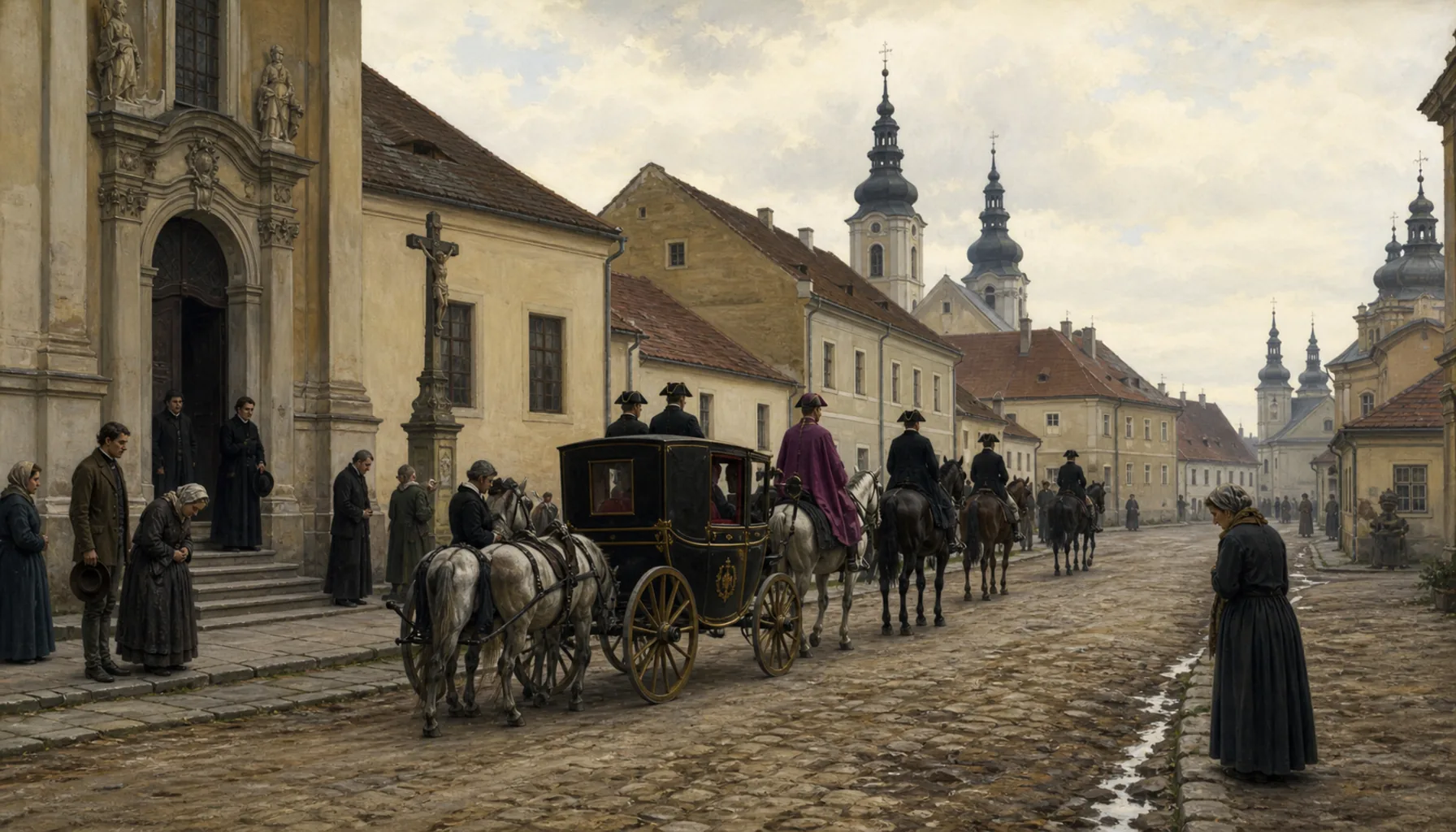 1820: the archbishop goes home, and the town goes quiet