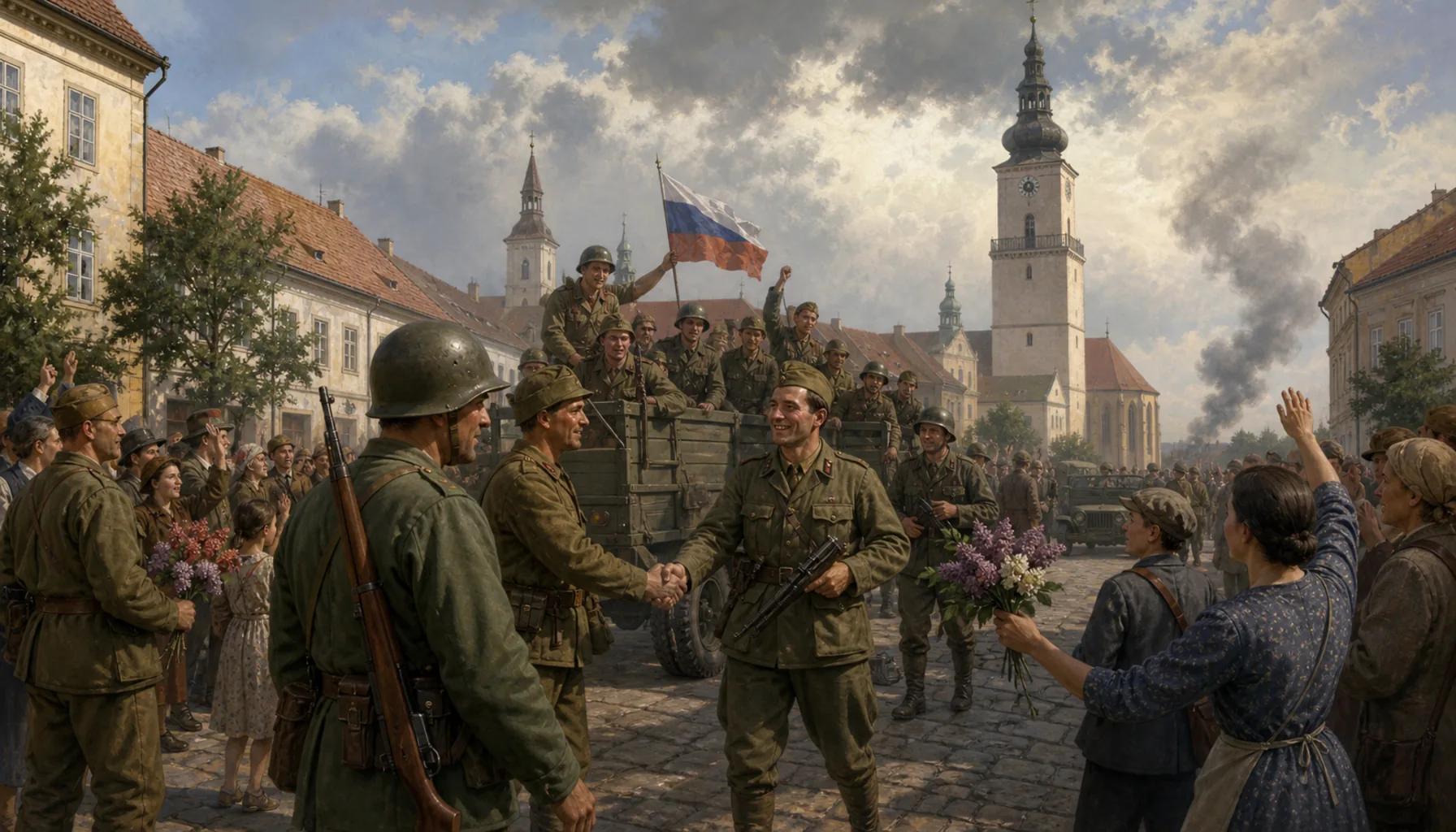 The garrison that joined the Uprising, and the end of the war