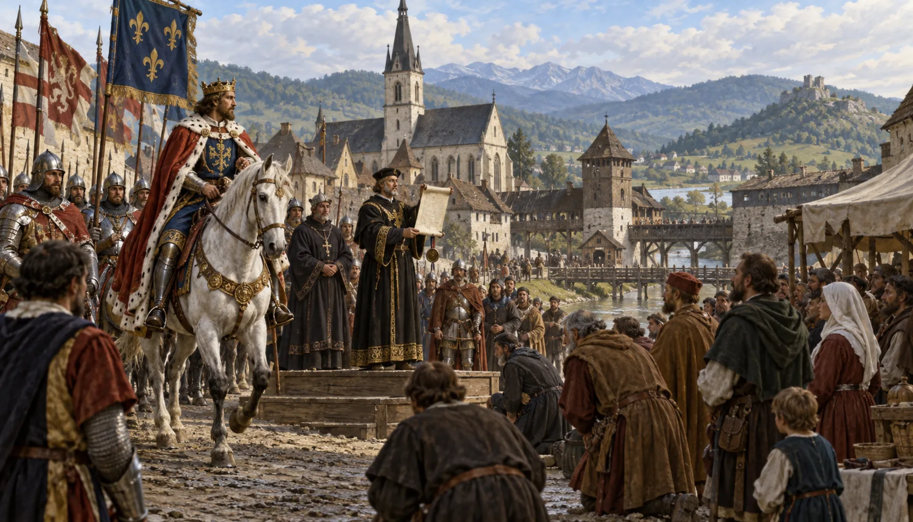 The king comes in person, and the law is changed