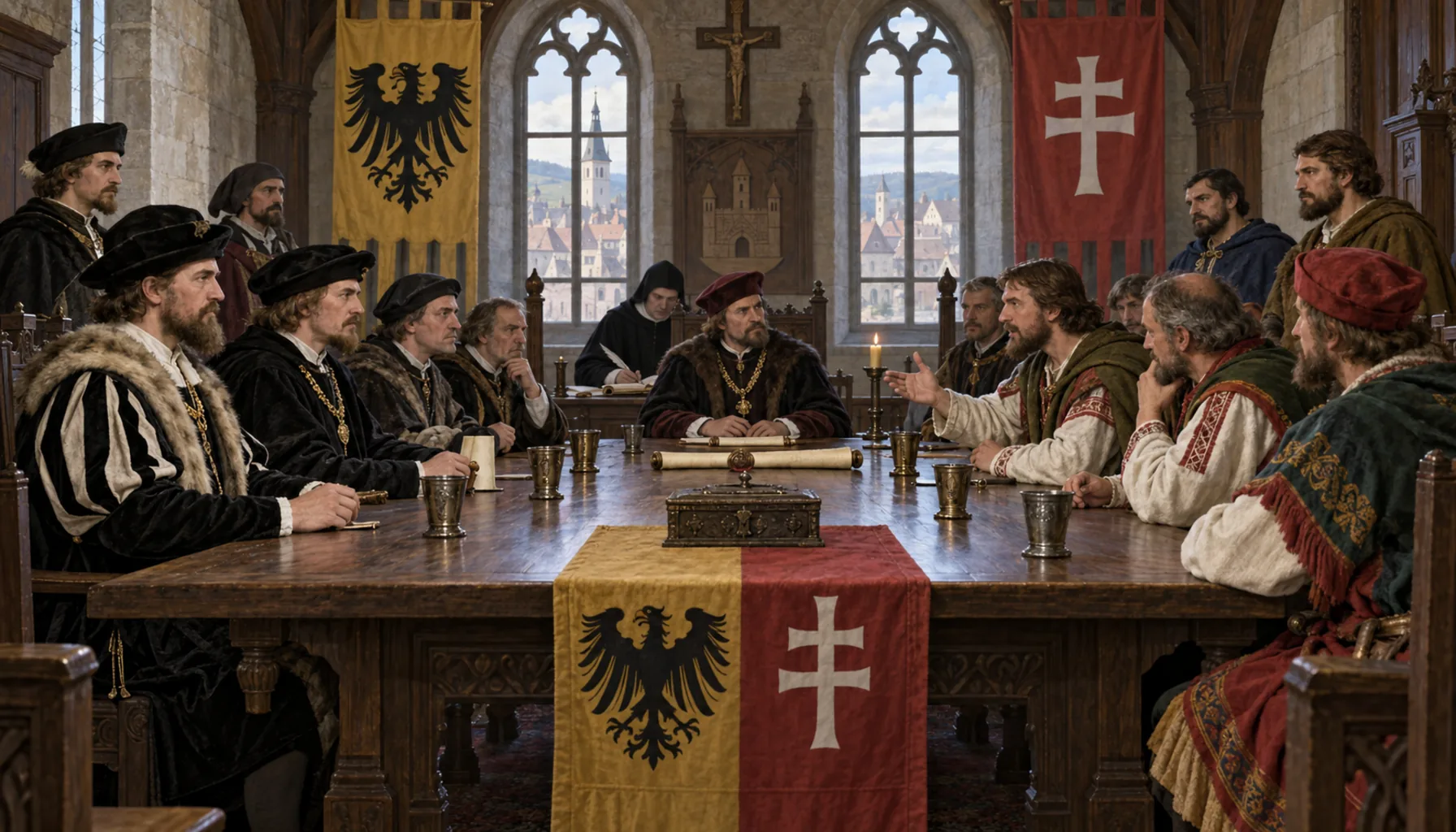 Privilegium pro Slavis — half the council