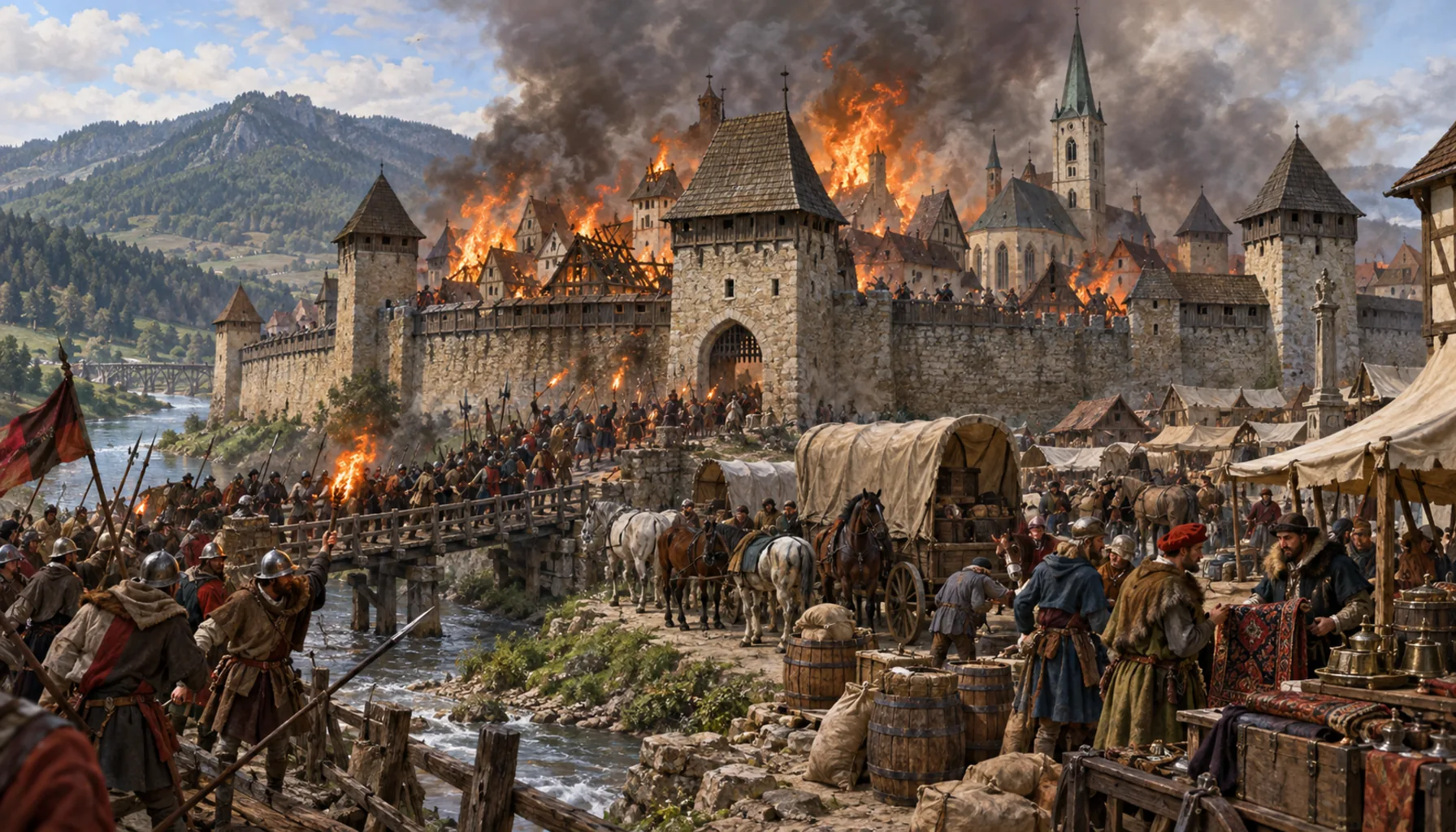 The Hussites burn the town twice — and it comes out Slovak