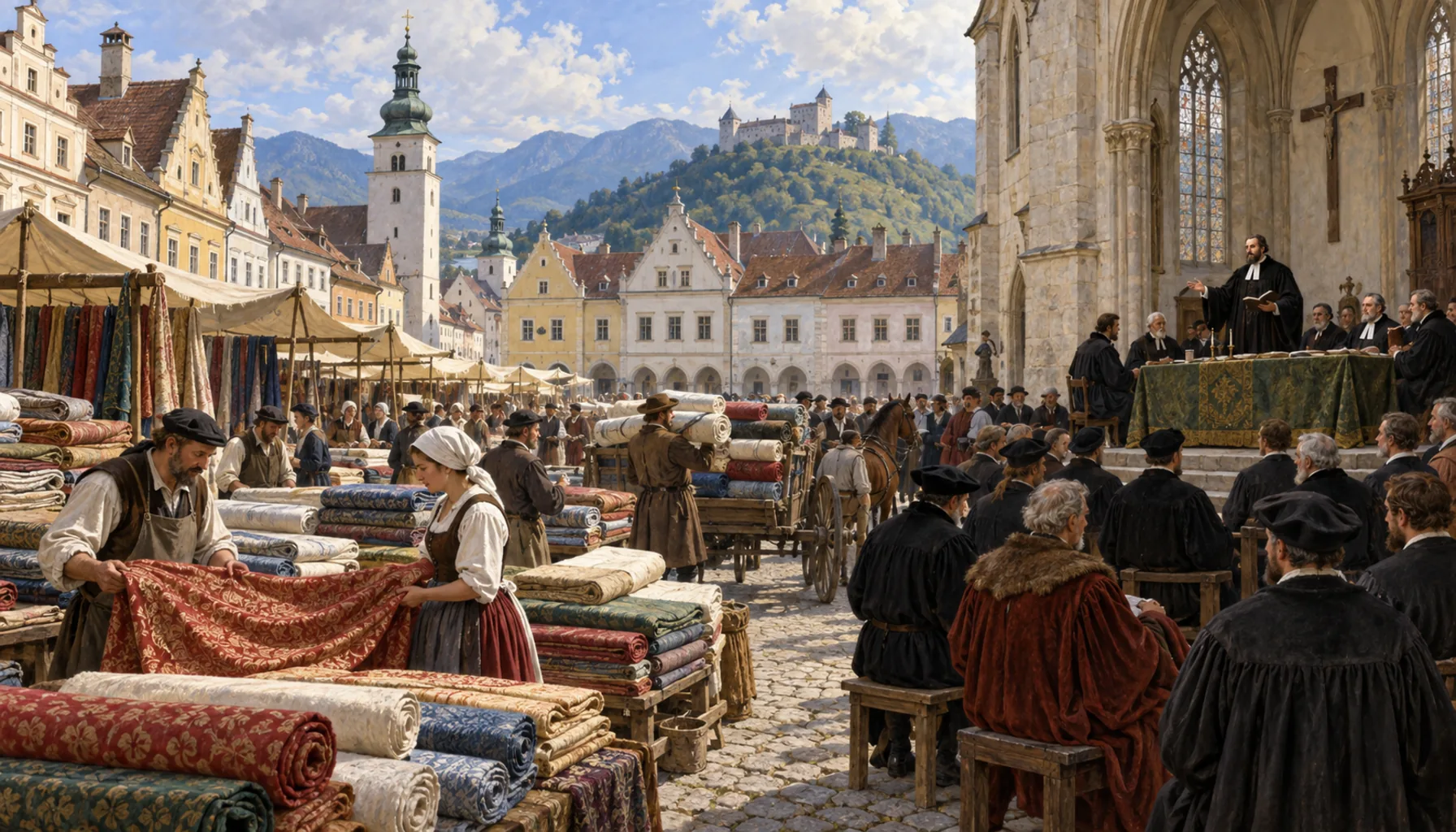 Fifty thousand metres of cloth, and a synod