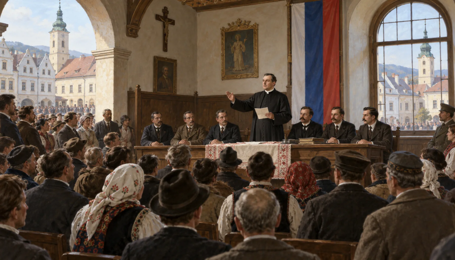 For seven weeks, the seat of Slovakia's government