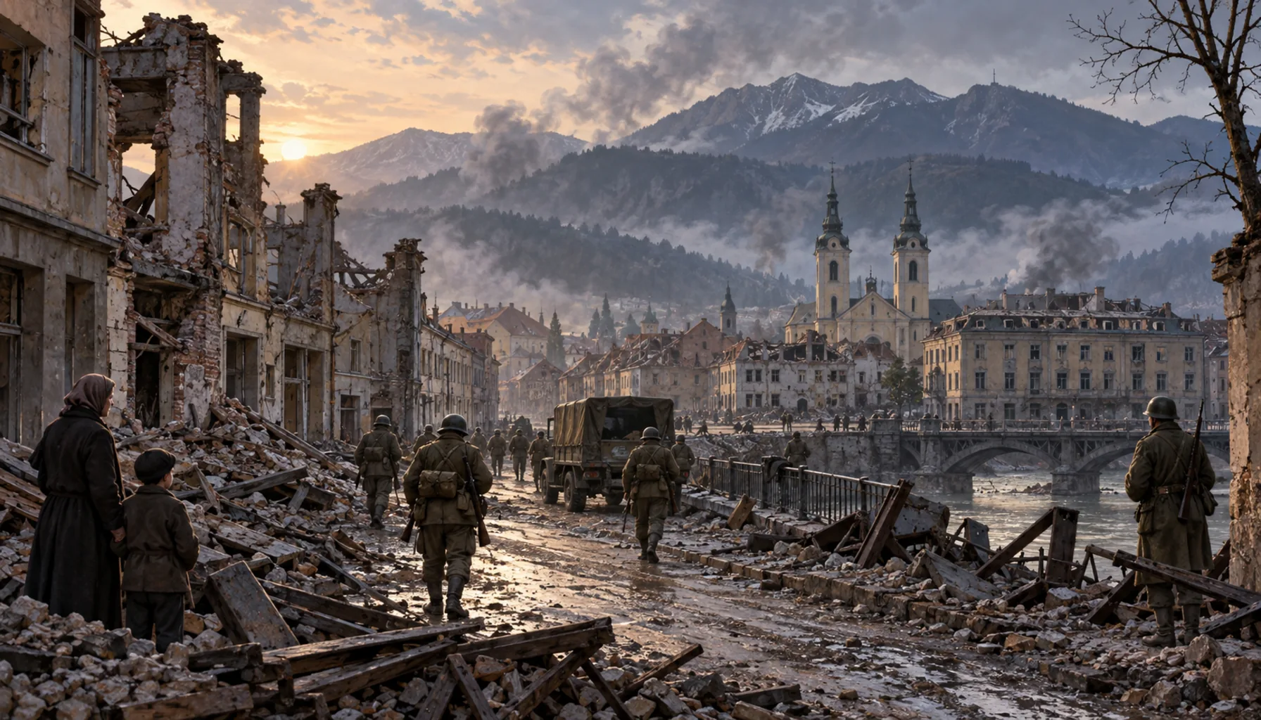 Bombs, then the last morning