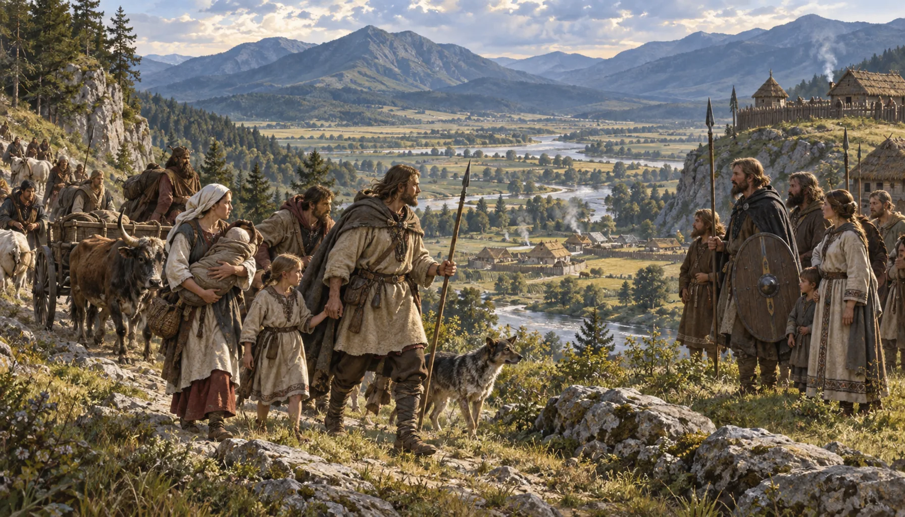 The Slavs arrive — and from the wrong direction