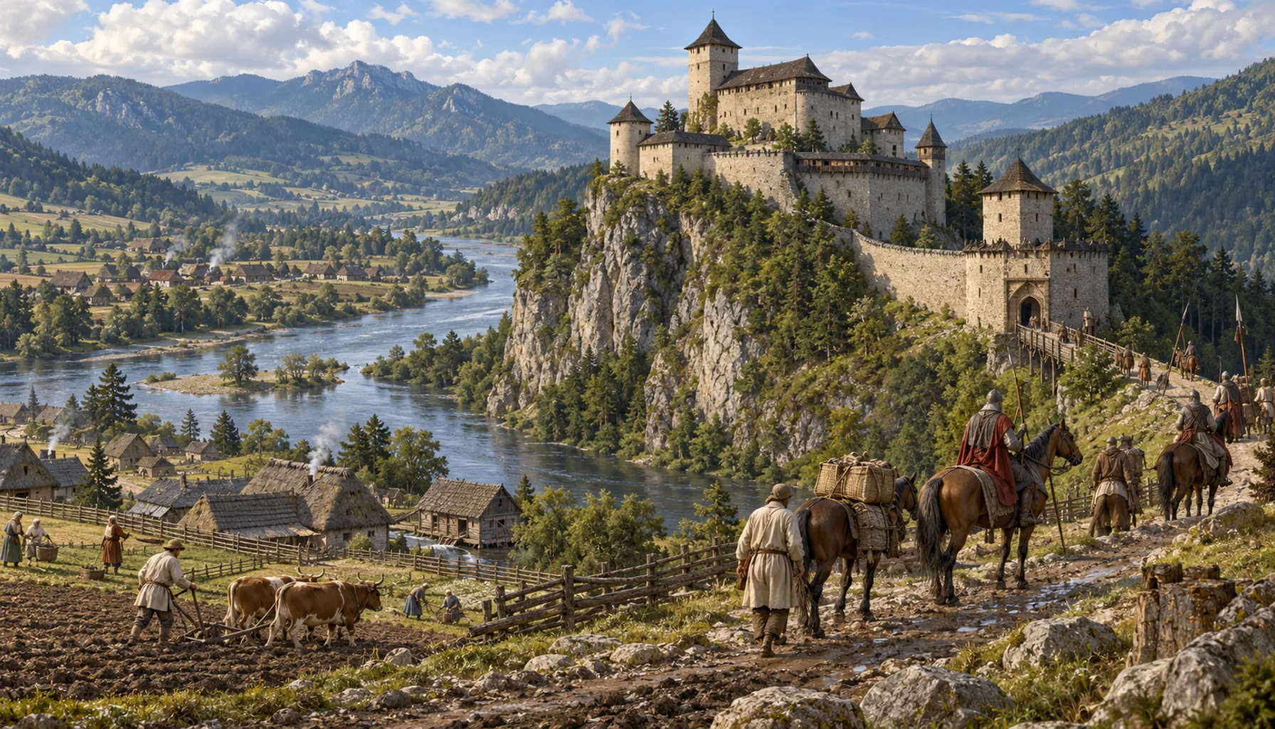 One castle, one county, one estate