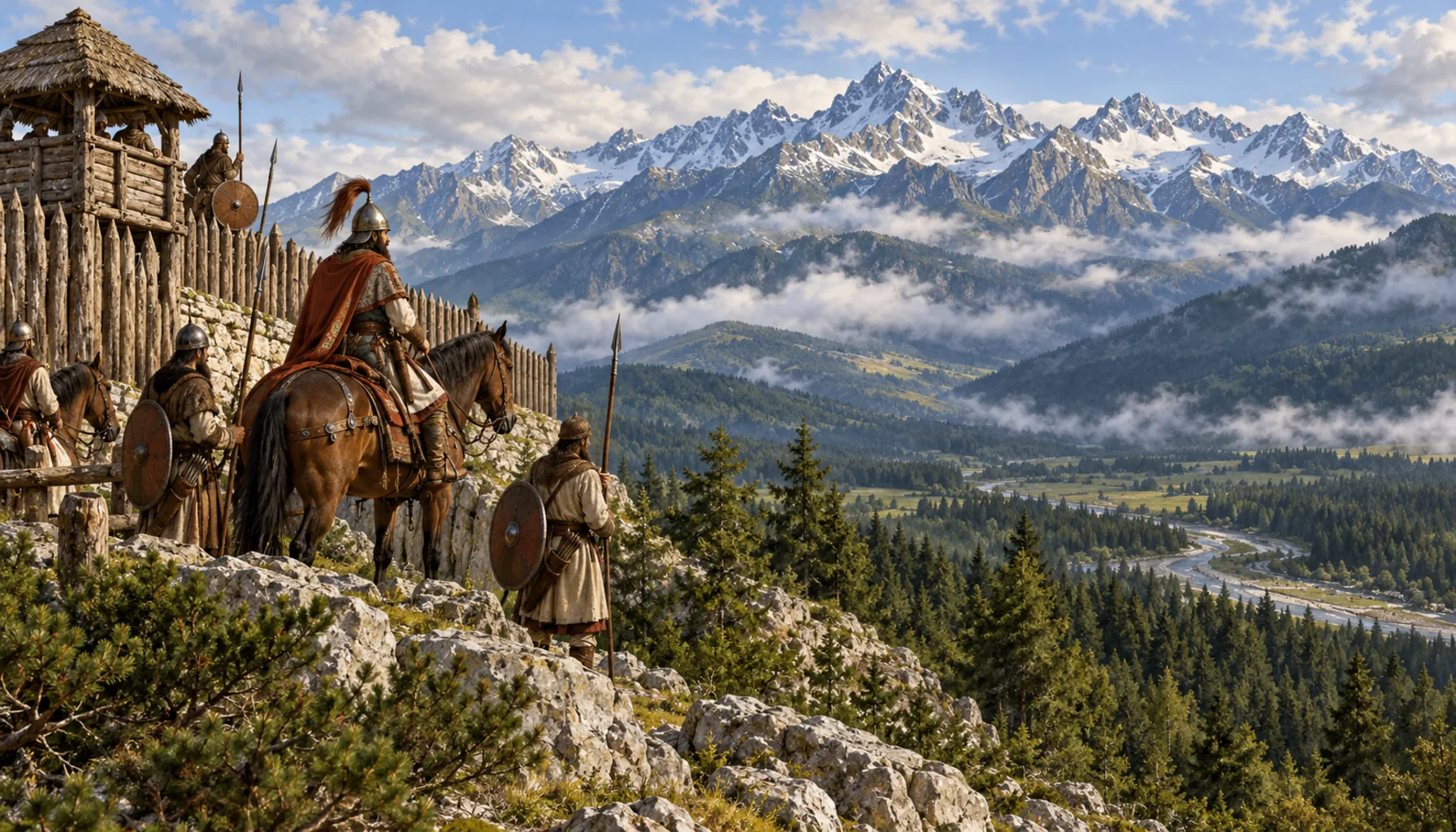 The northern edge of a kingdom
