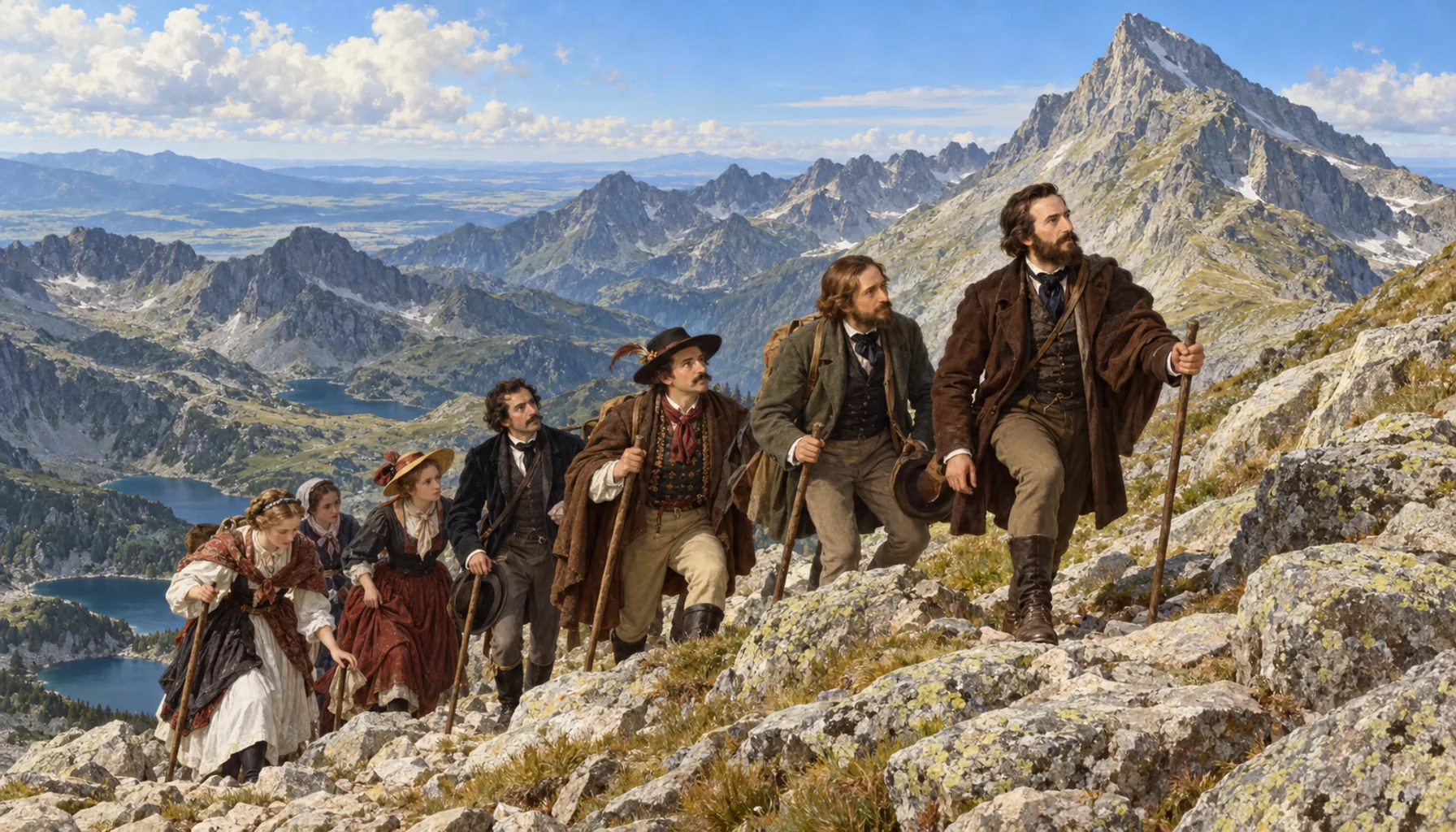 Štúr climbs Kriváň, and it stops being just a mountain