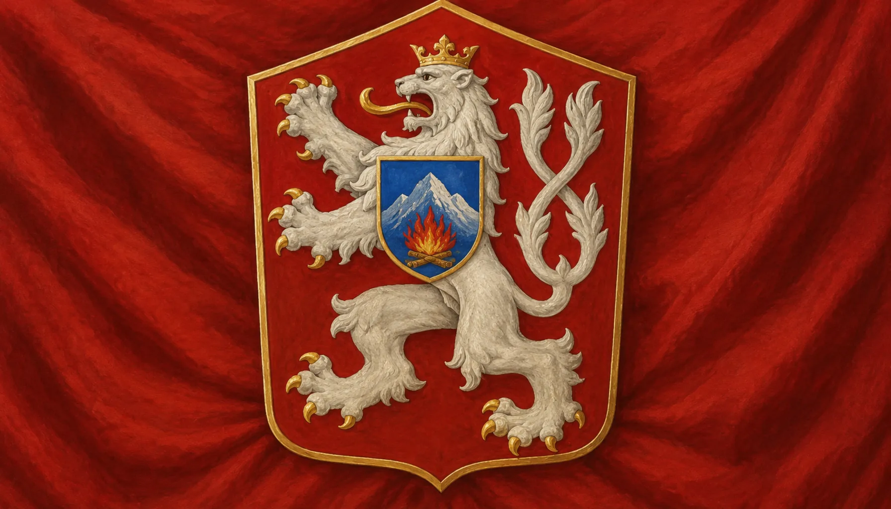 A Tatra peak on the state coat of arms