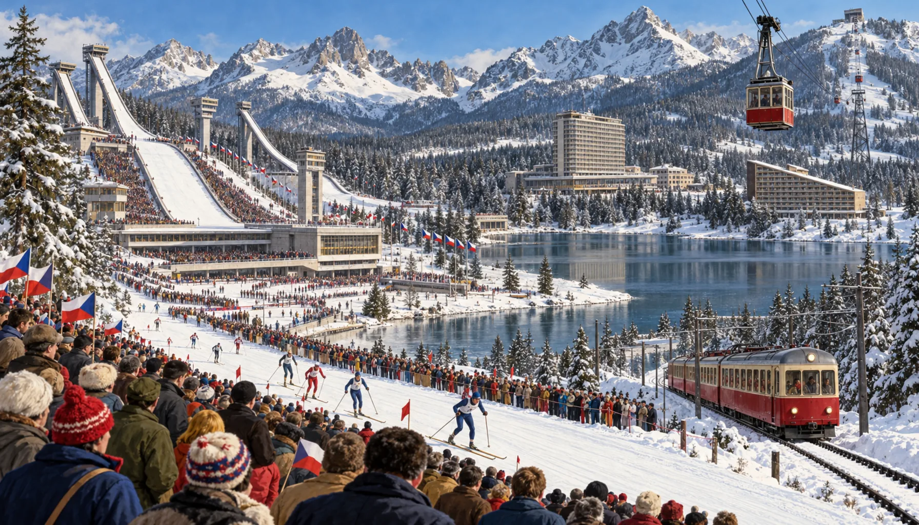 The world championships, and the building that came with them