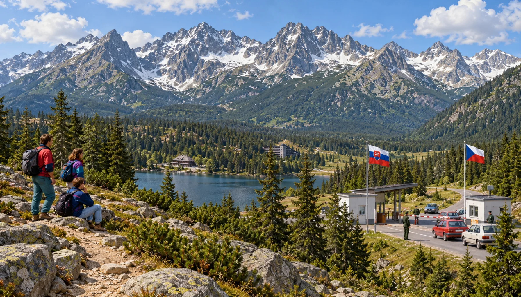 One mountain range, two countries, one park