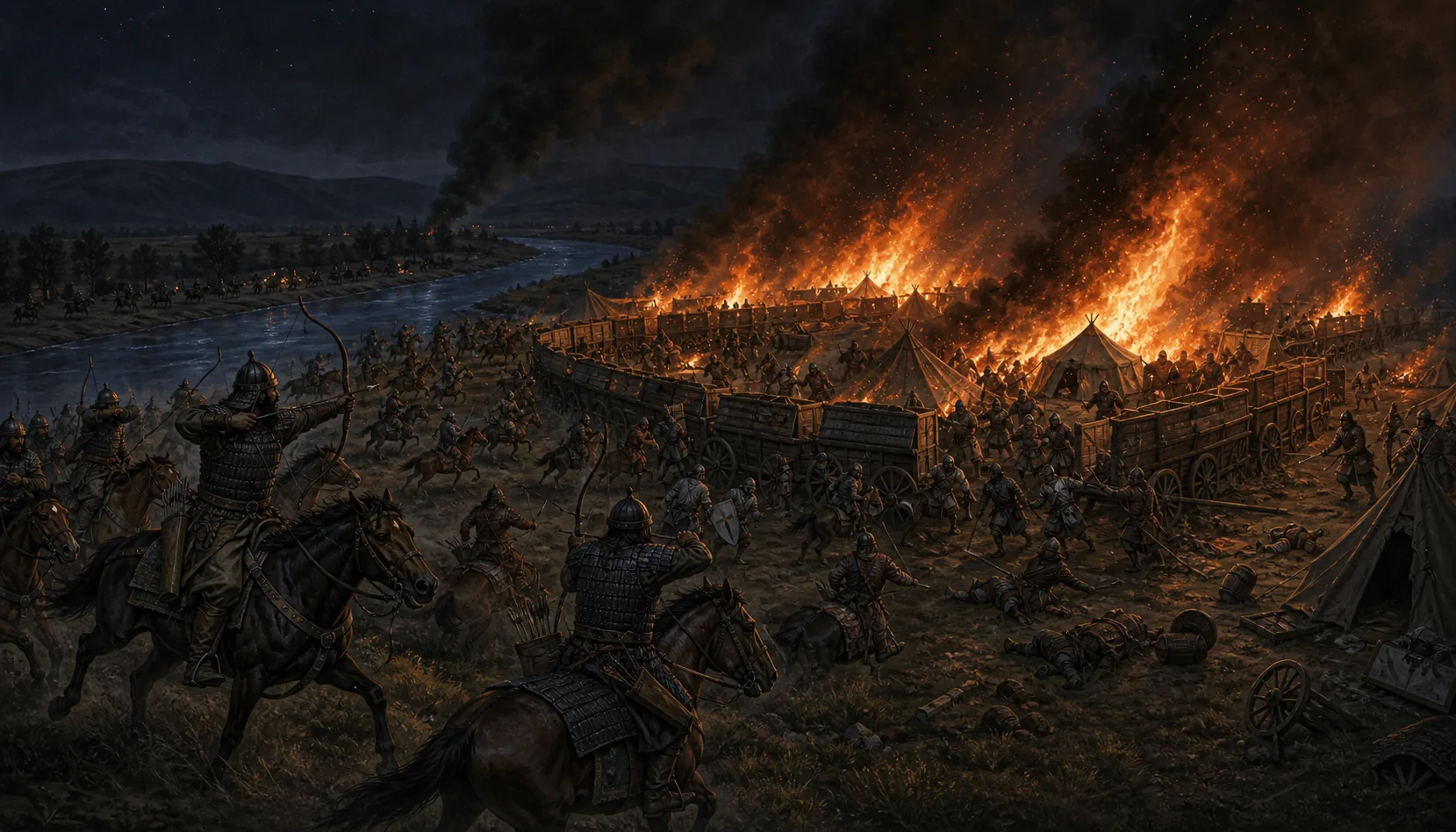 One battle, and a year of burning