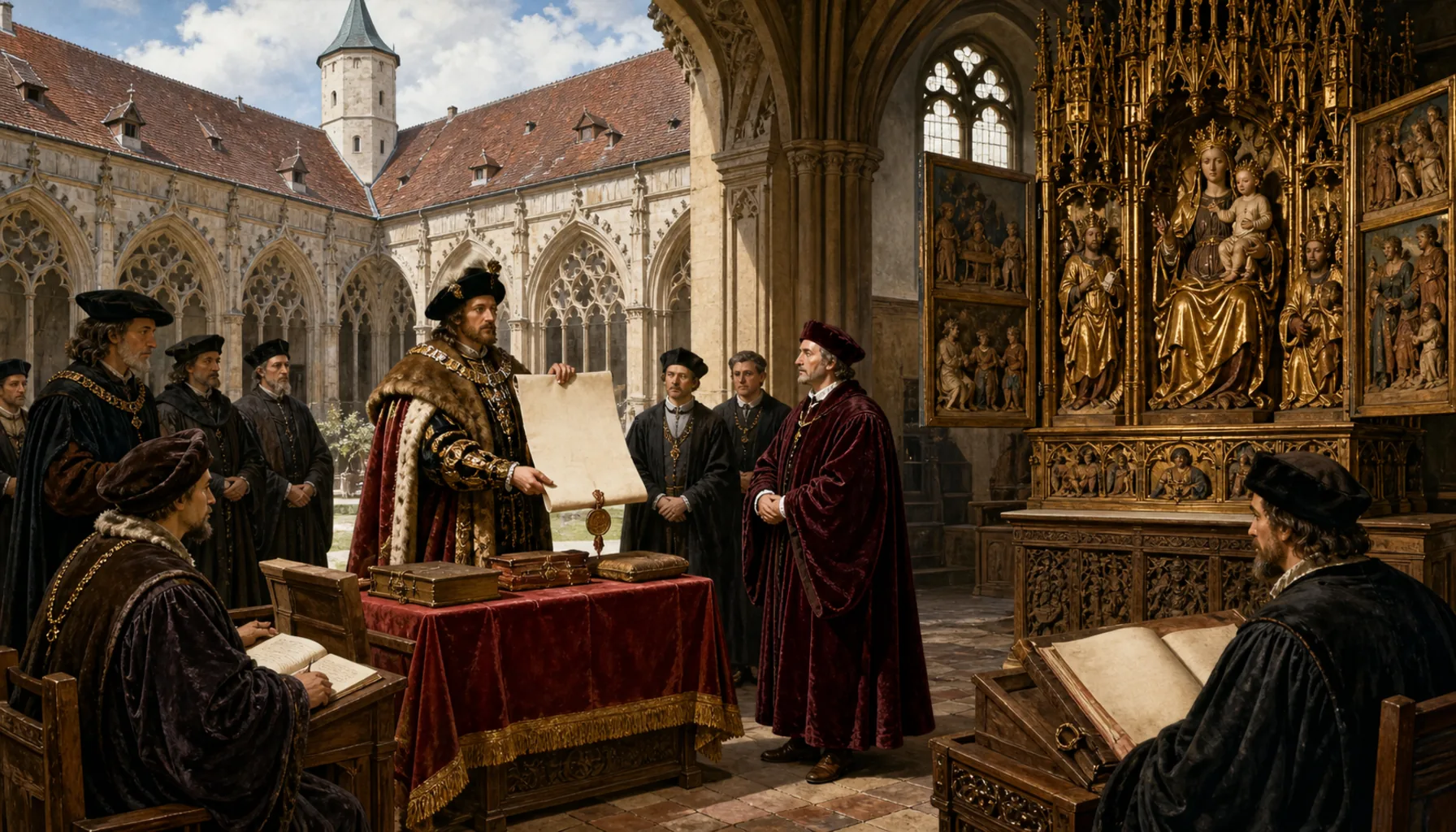 A university in Pressburg, an altar in Levoča