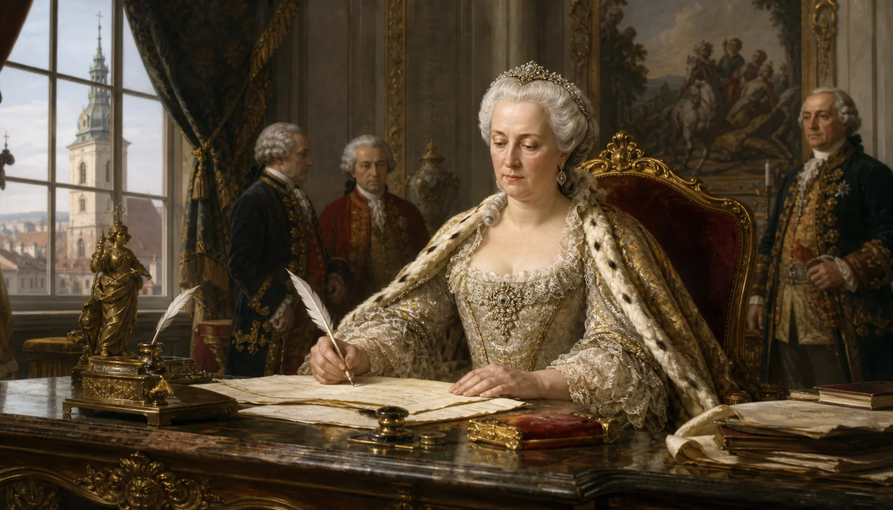 Maria Theresa puts the limits in writing