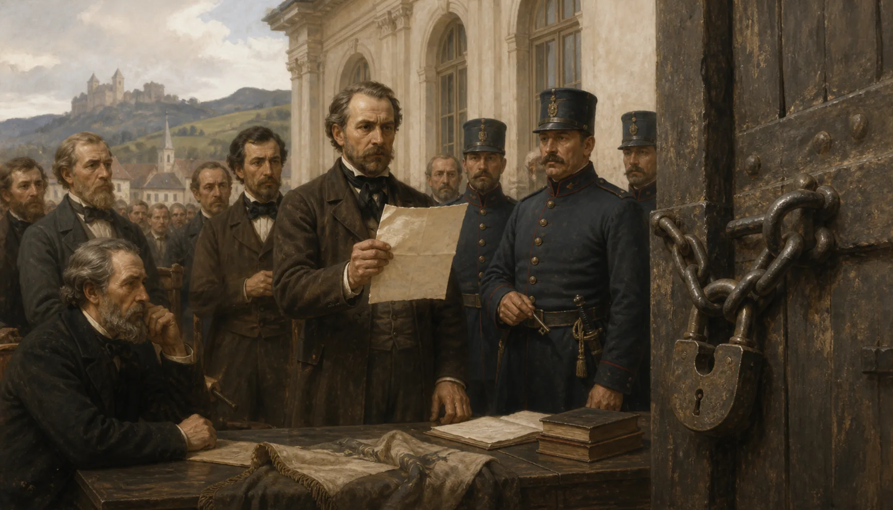 Memorandum, Matica — and the padlock