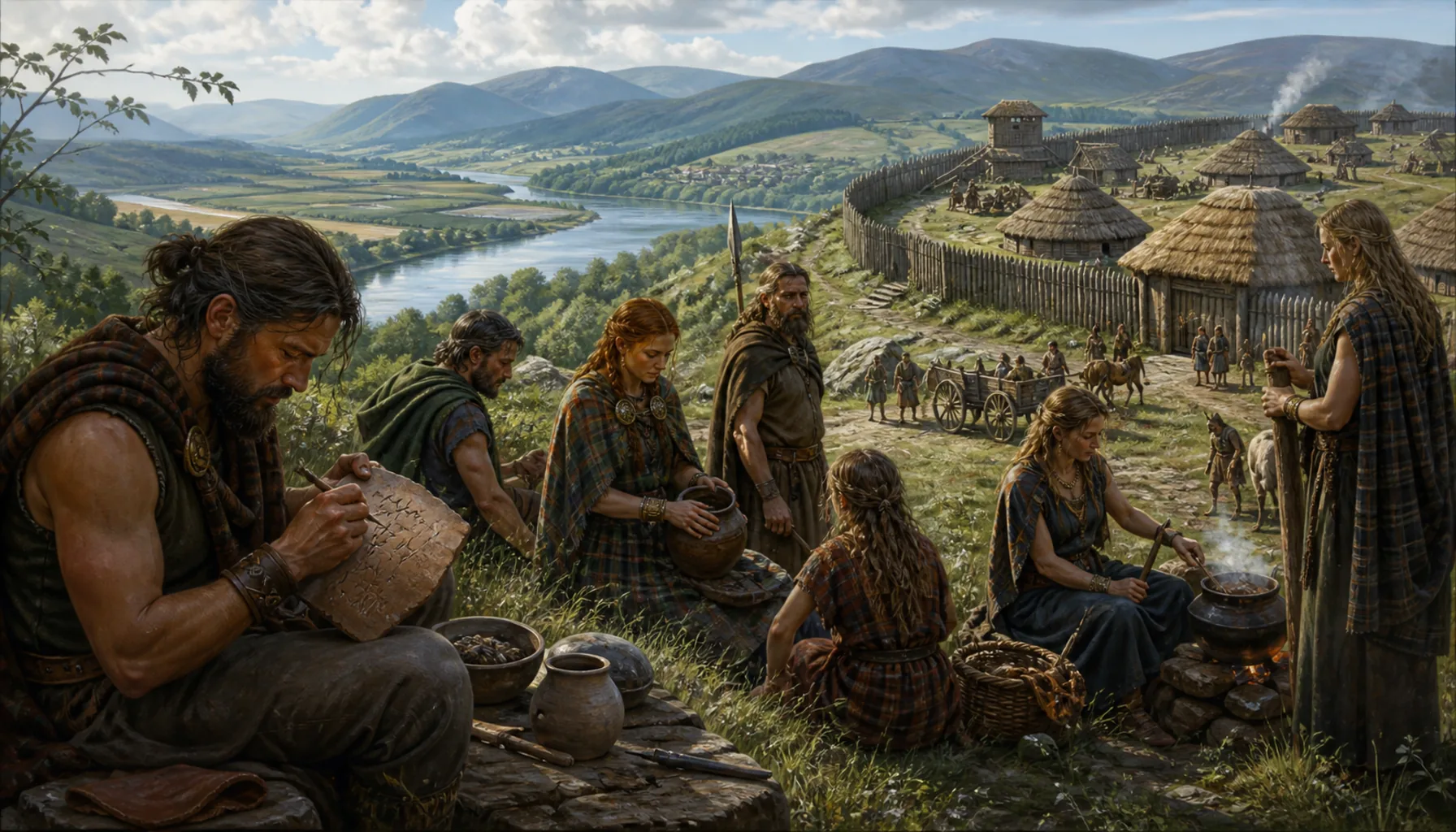 The Celts, and the first writing on this soil