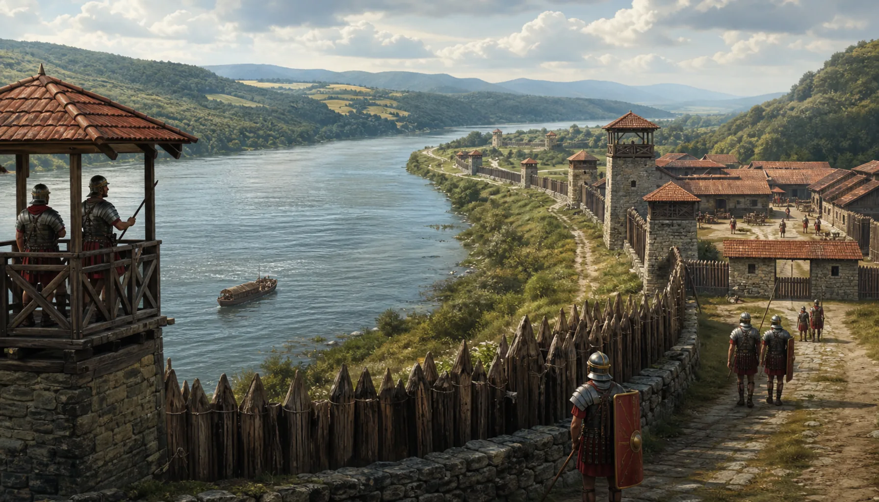 Rome stops at the Danube