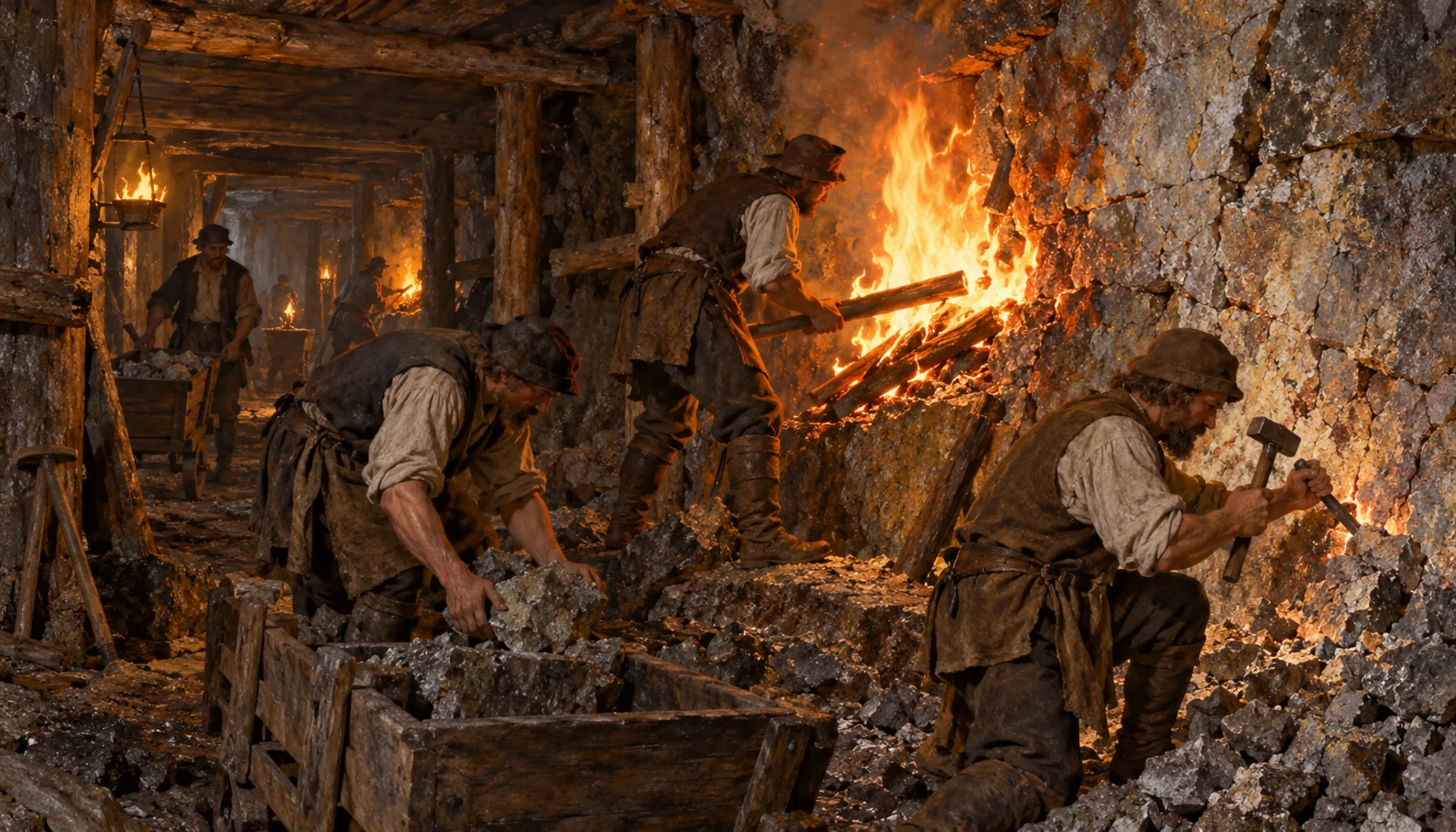 Gunpowder in the rock