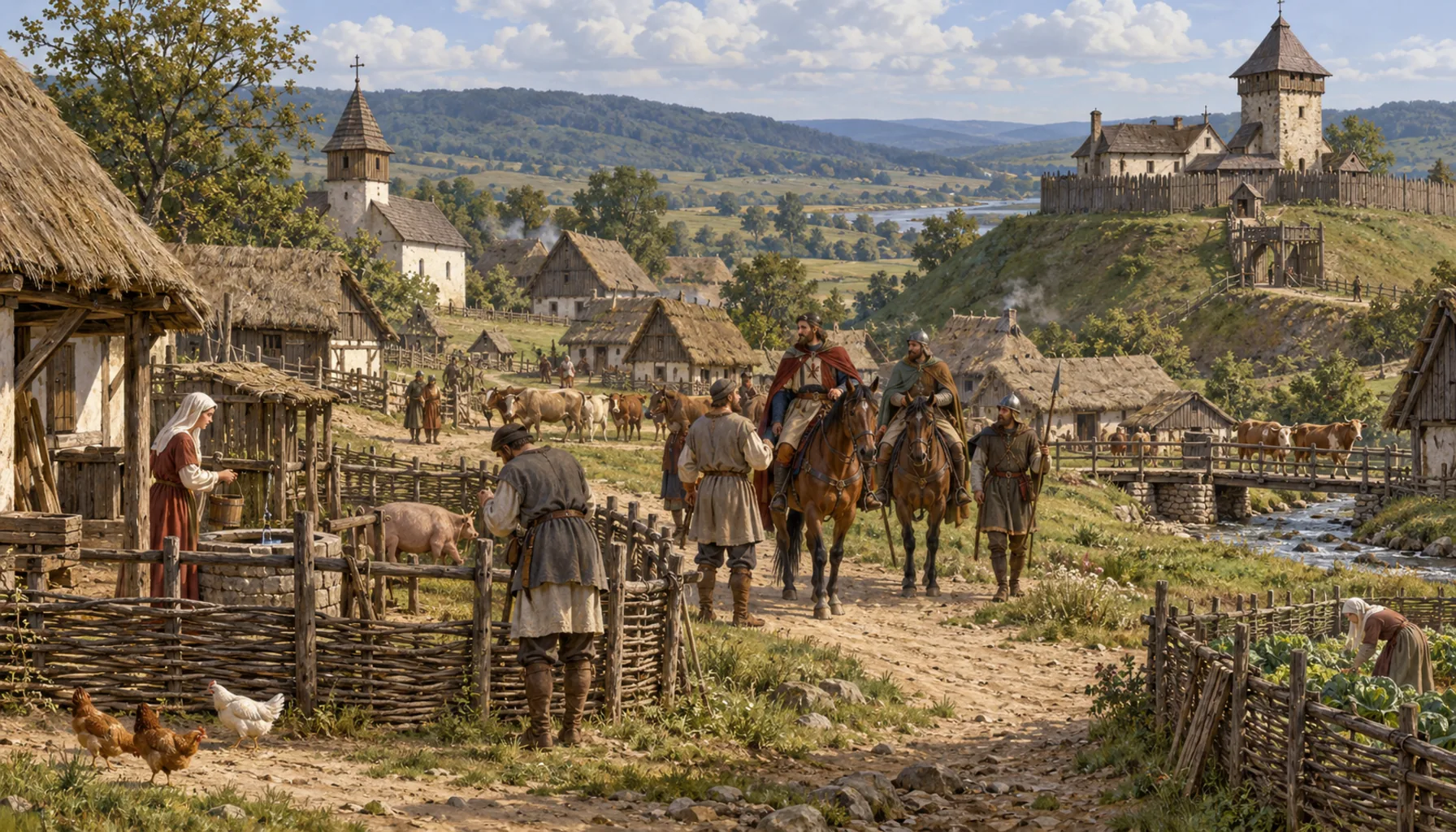 Dyud, a village of local nobles