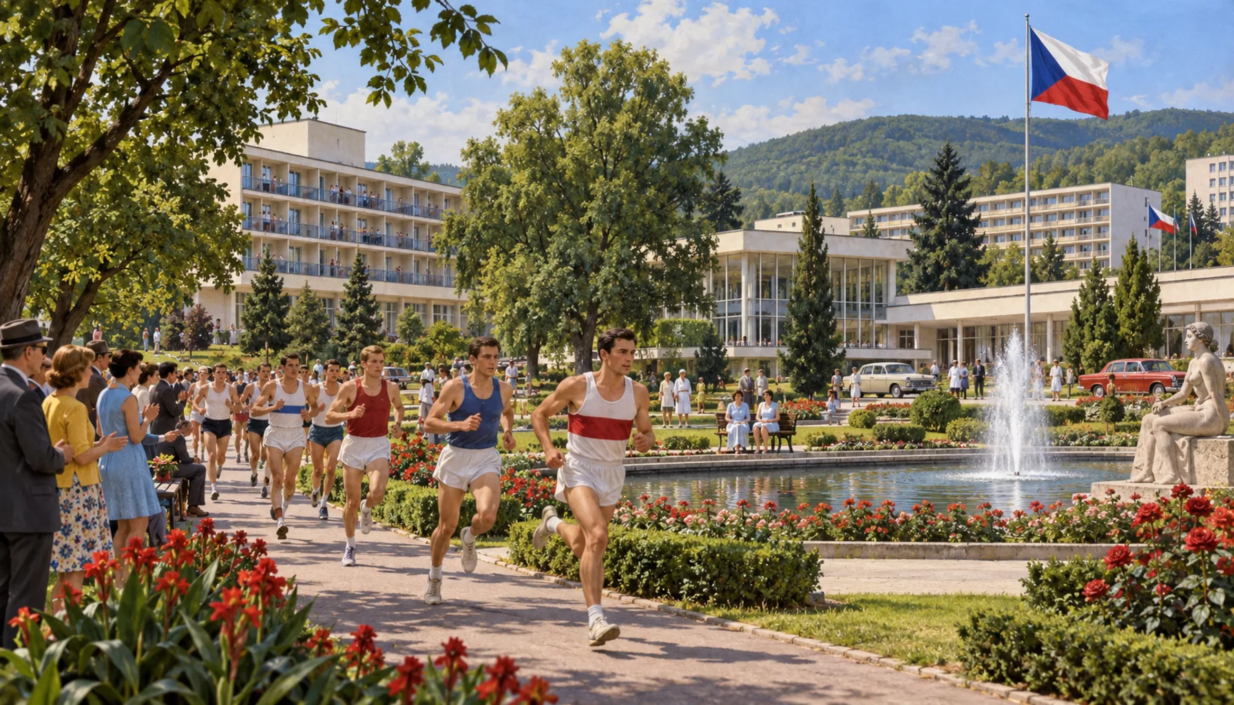 Sanatoria, a park and a race