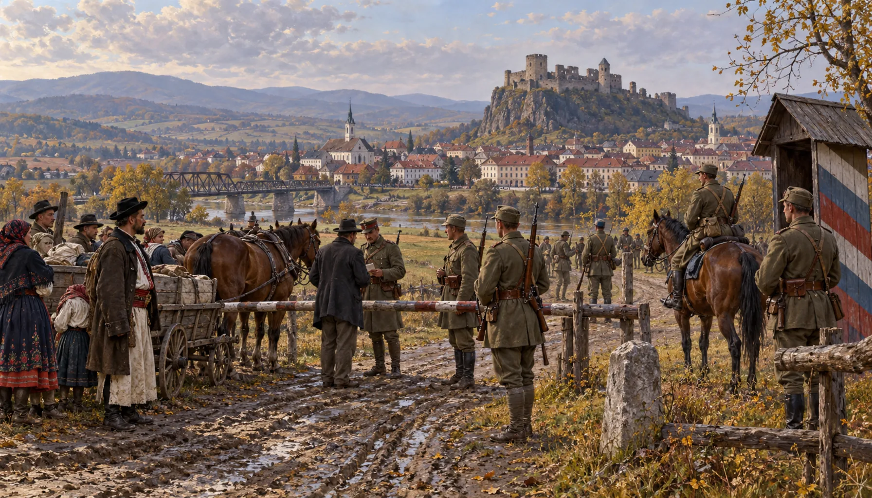 A new state, and a border across the town's own hinterland