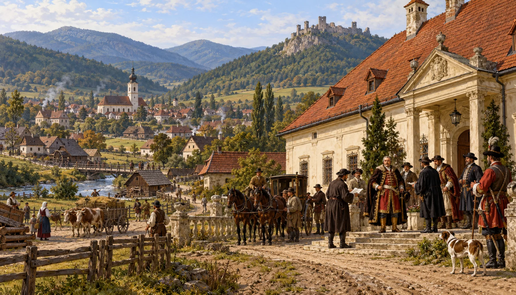Koháry, and the biggest house in town