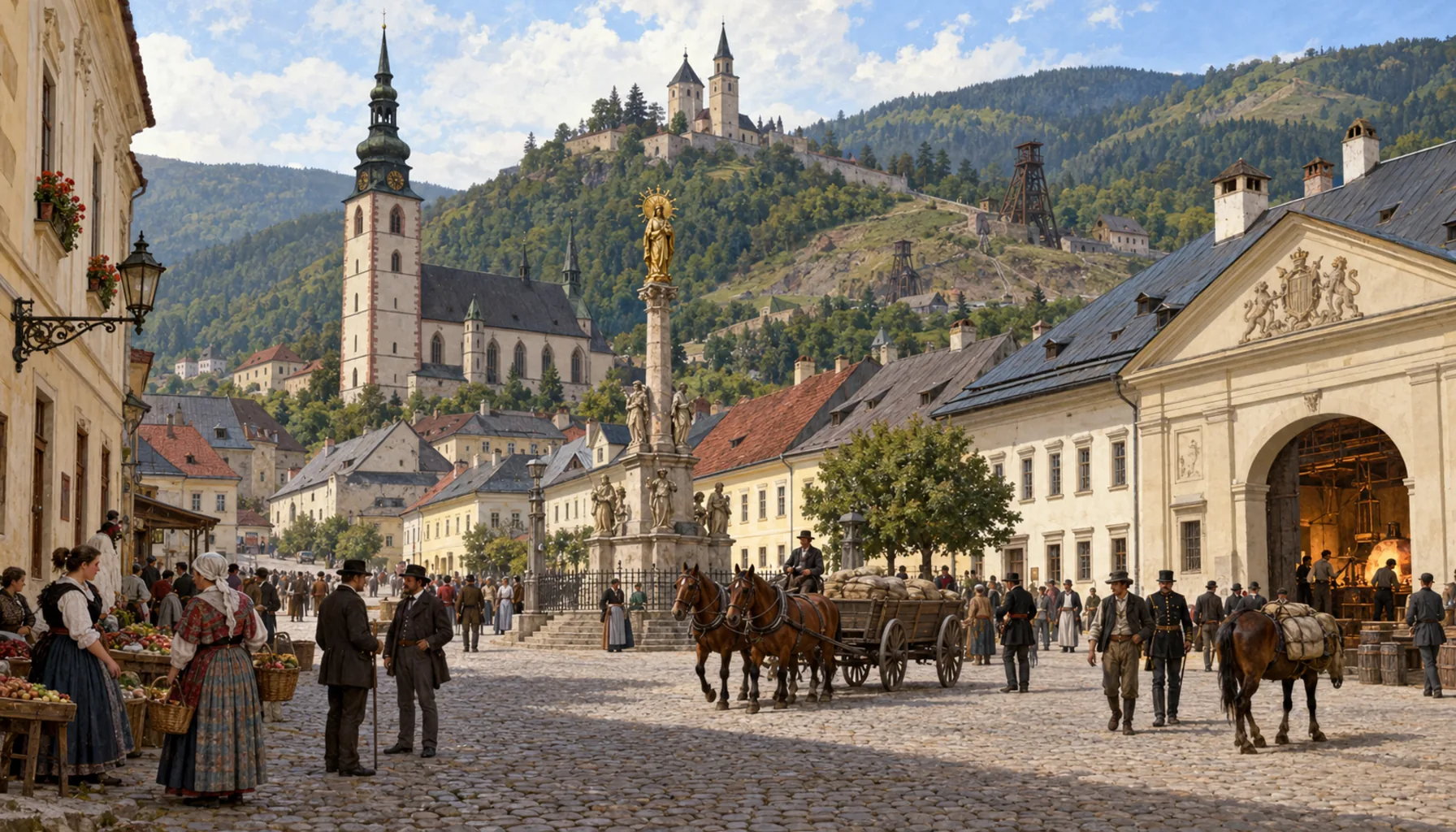 Körmöcbánya: a German town in a Hungarian state