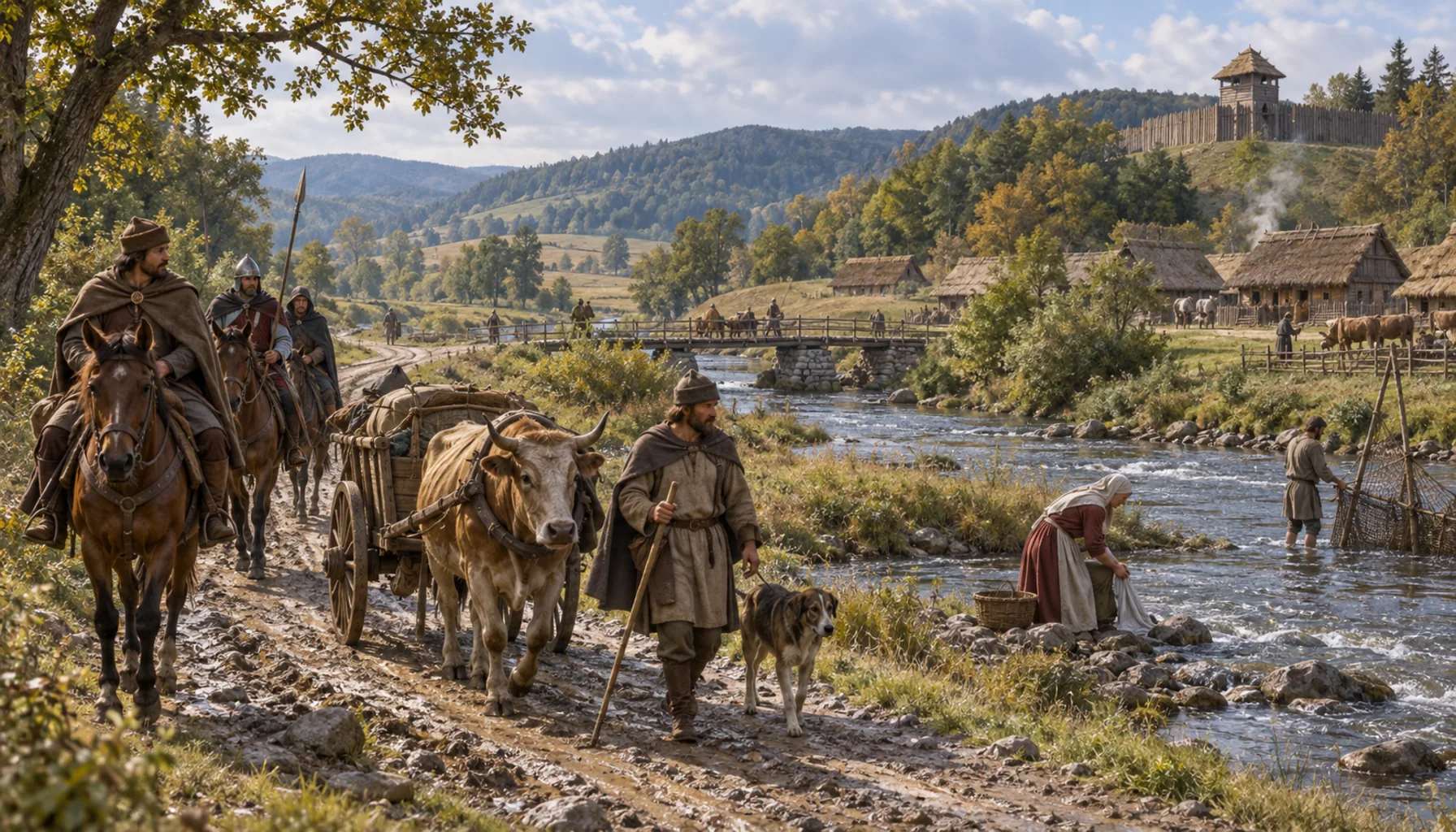 Corpona, on the great road