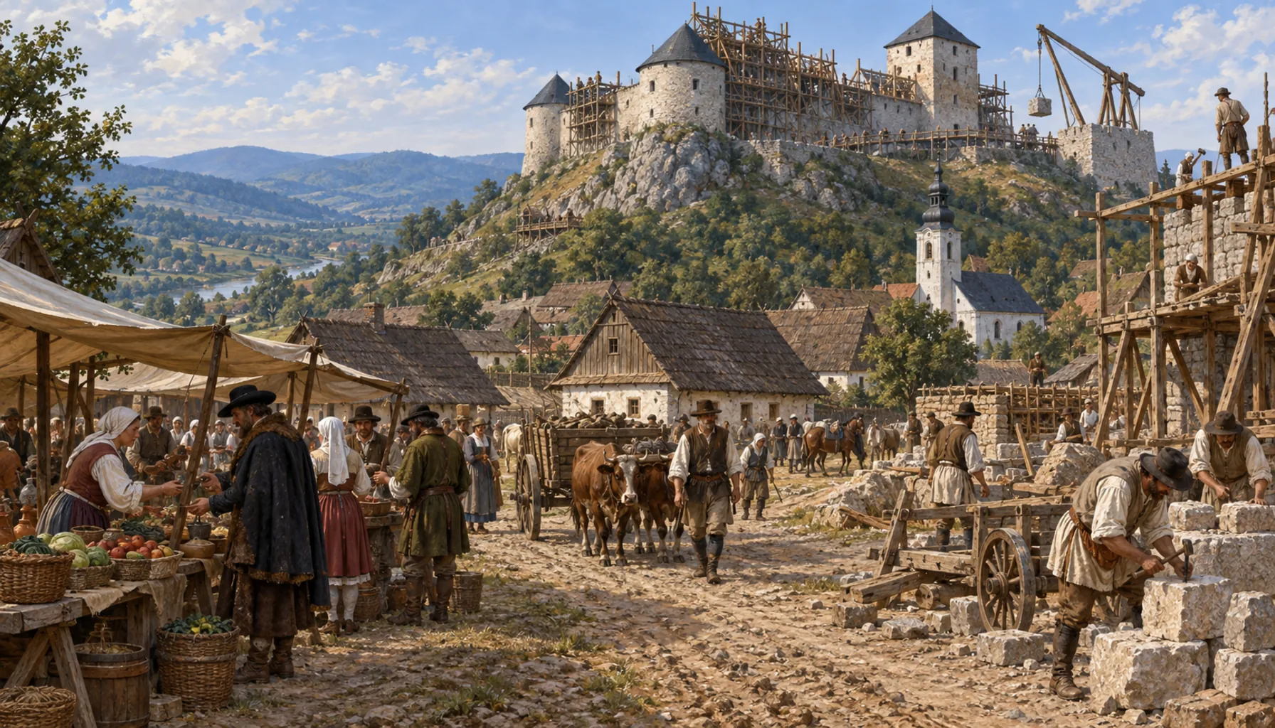 Resettled, and given a market