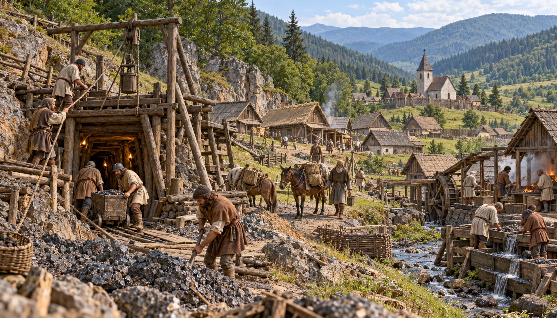 First named: 'the new mine'