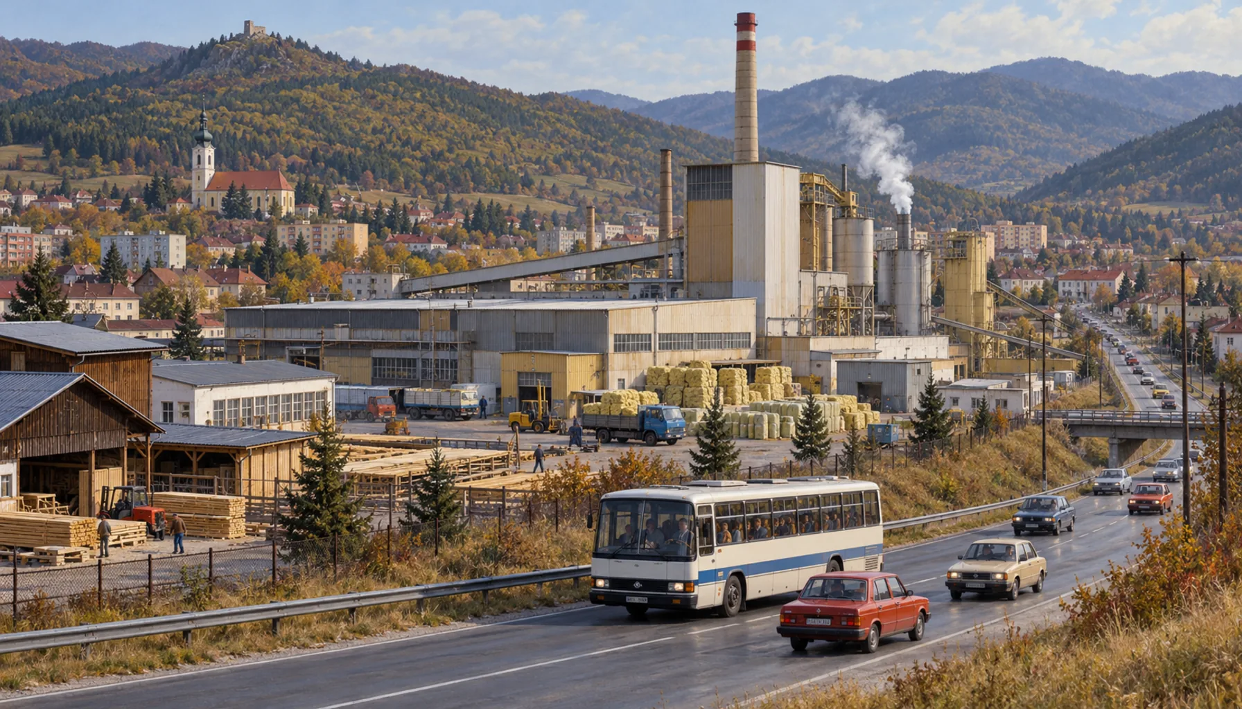 What a mining town does without mines