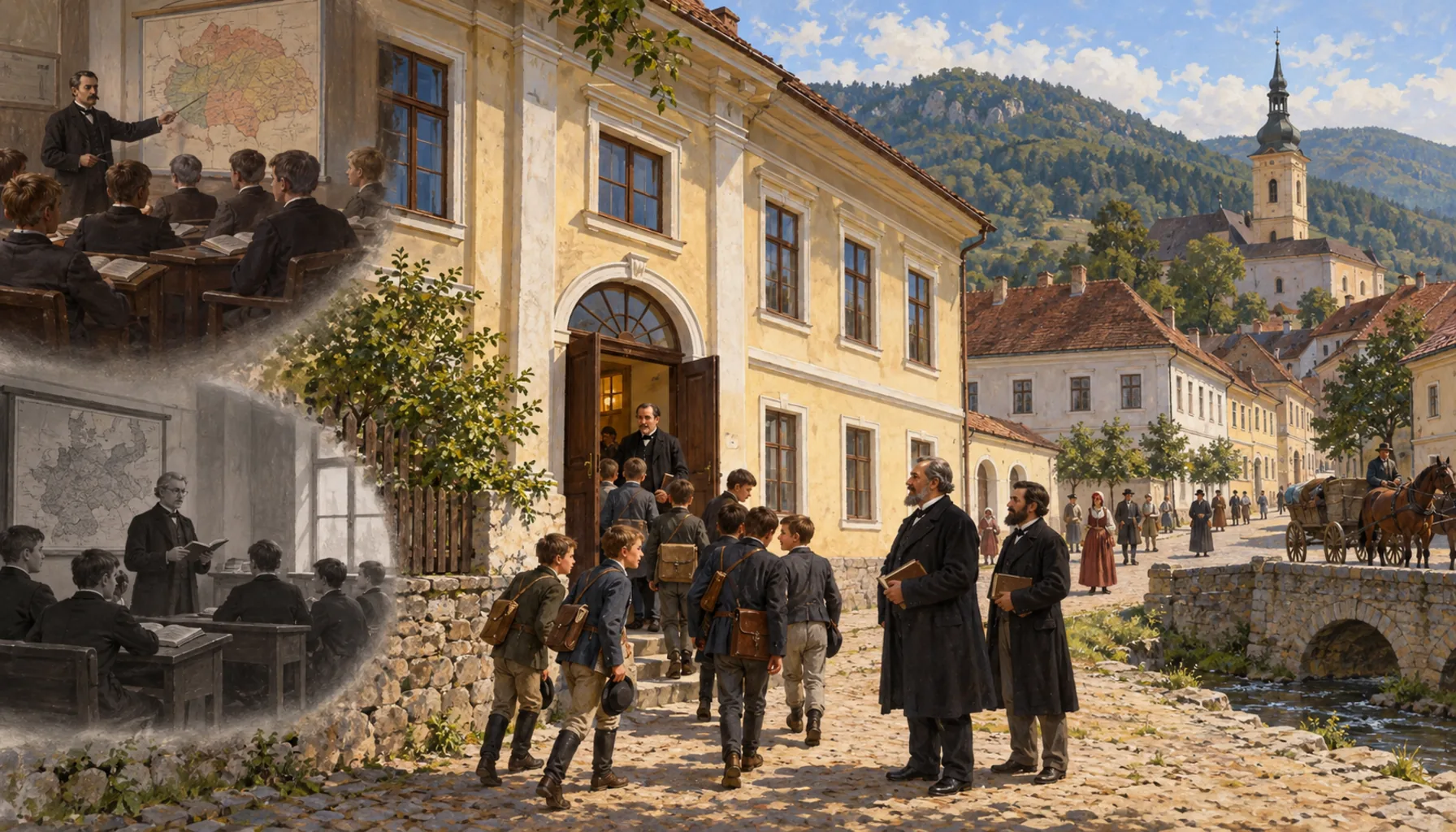 The first grammar school in the Slovak language