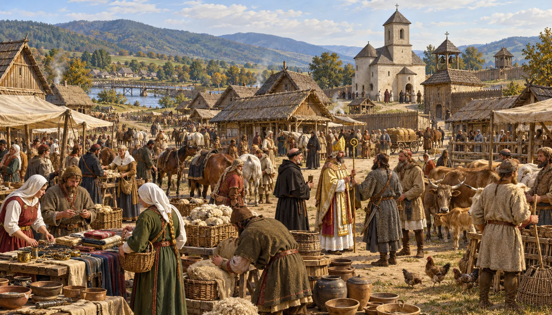 An archbishop's market town