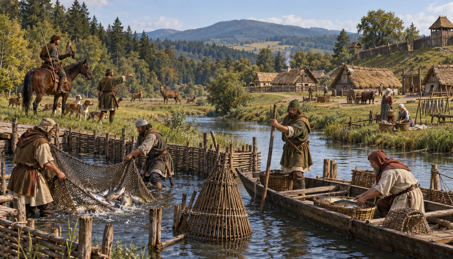 Gamekeepers and fishermen of the king